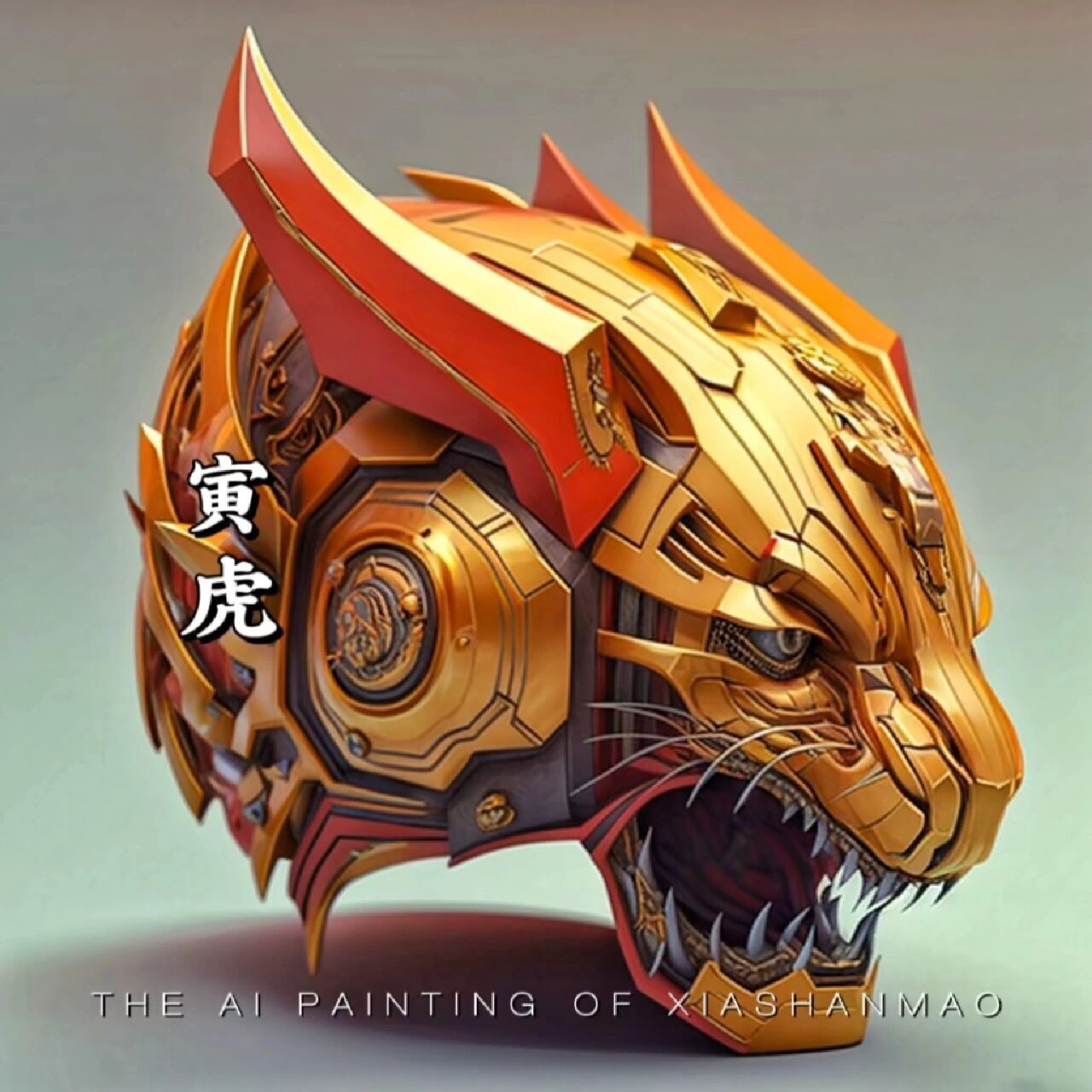 十二生肖机甲头盔