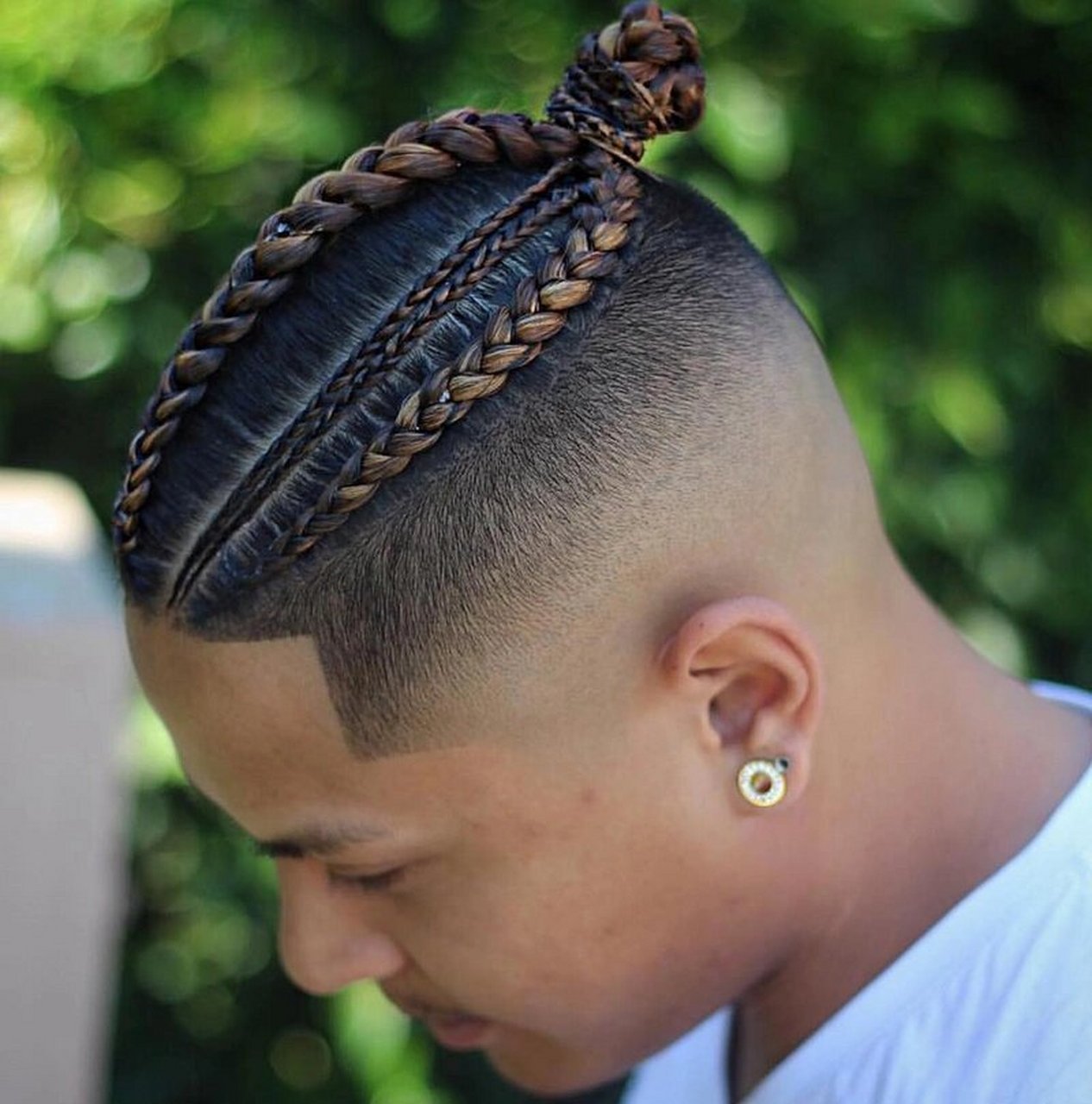 美式编发 地垄沟       花式地垄沟