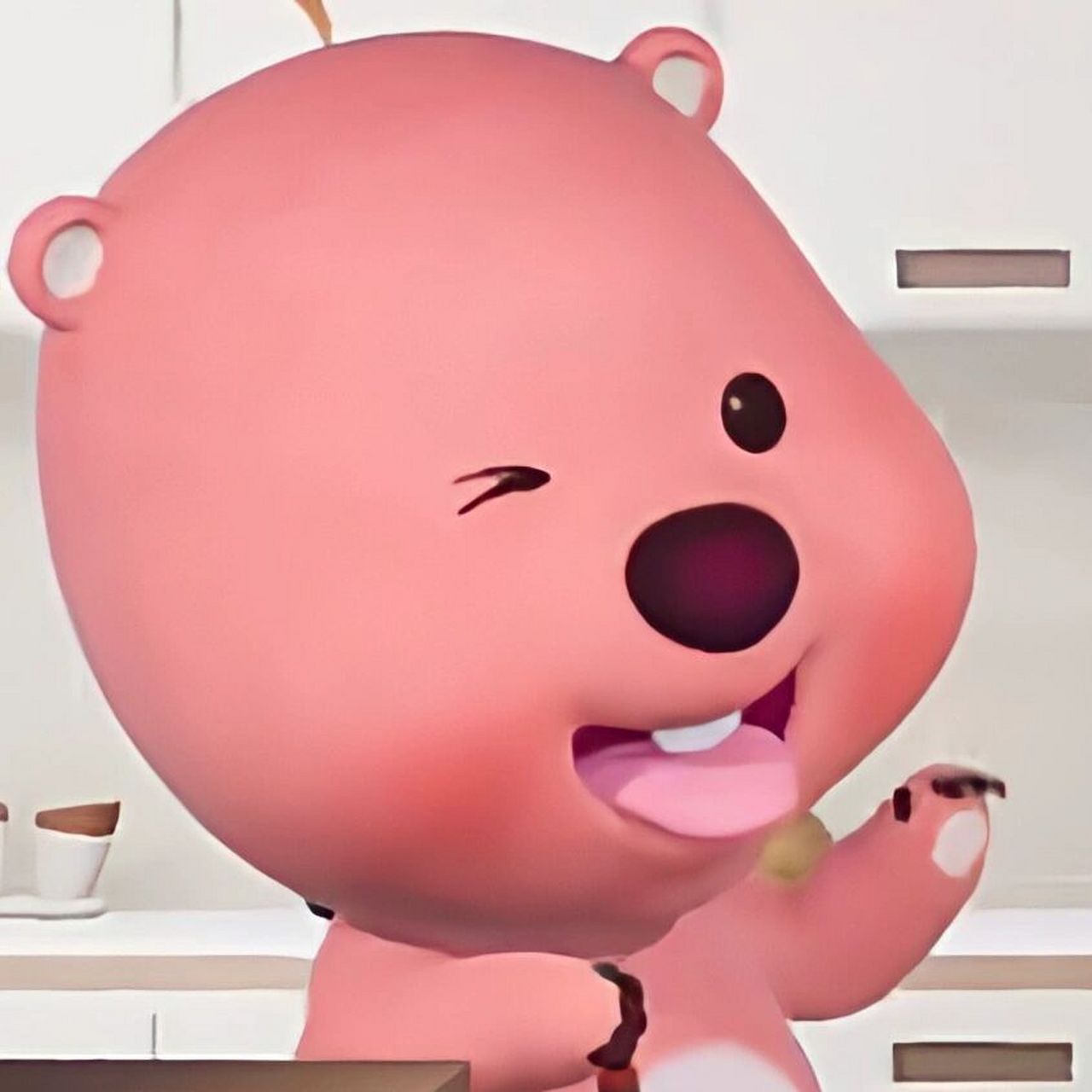 吐舌头loopy 可可爱爱