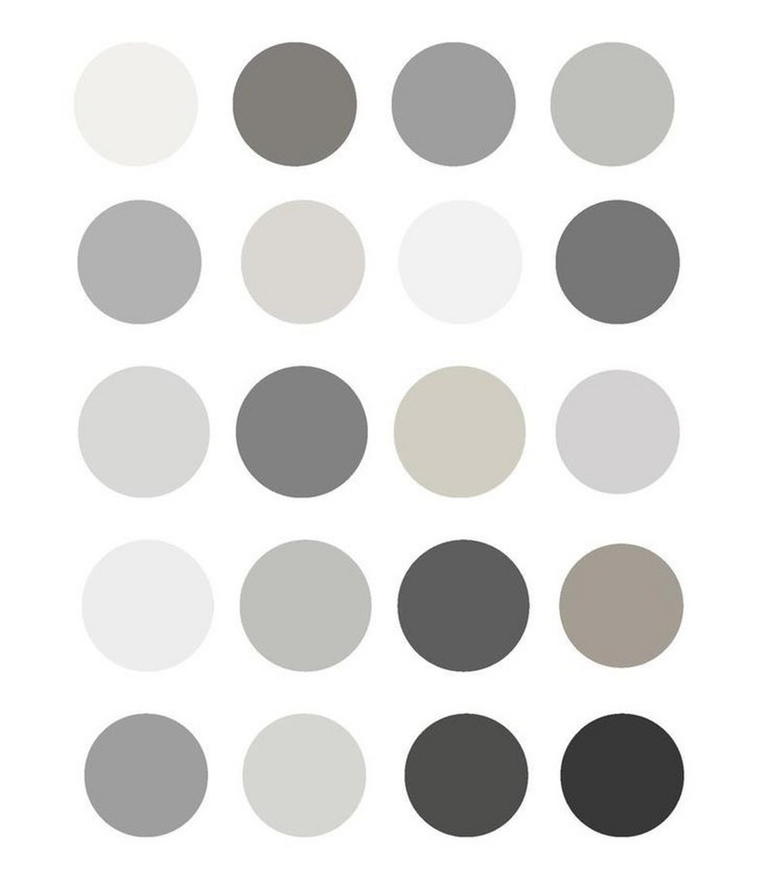 每日参考图74|一组圆形色卡 应uu们的要求送福利