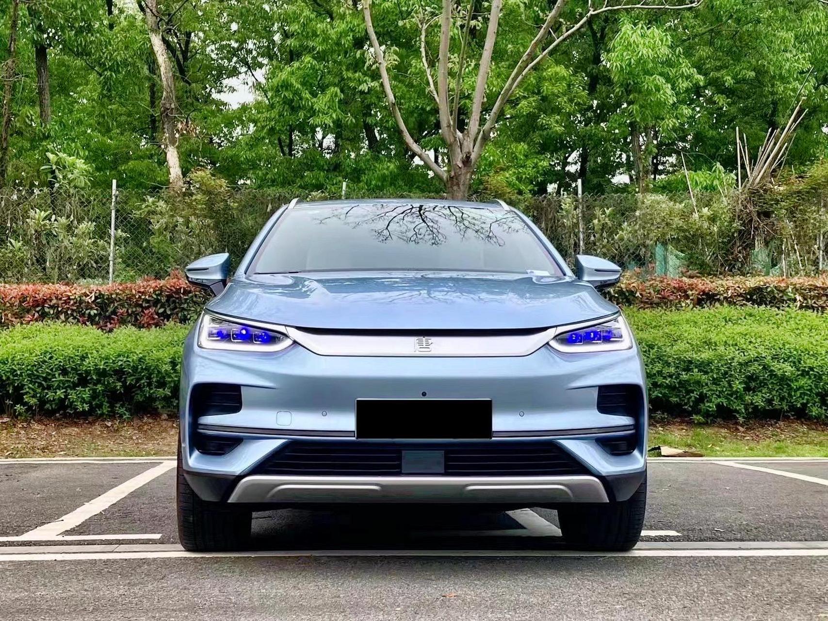 新到24款比亚迪唐ev600公里续航 大6座suv 准新车一台 极品车况 行驶1