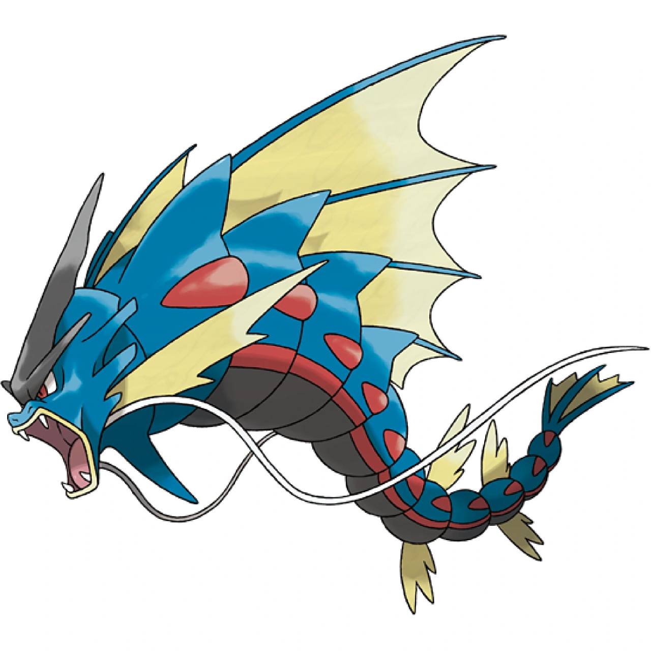 宝可梦图鉴0130:暴鲤龙(mega进化) 0130:暴鲤龙(mega进化) 属性:水,恶