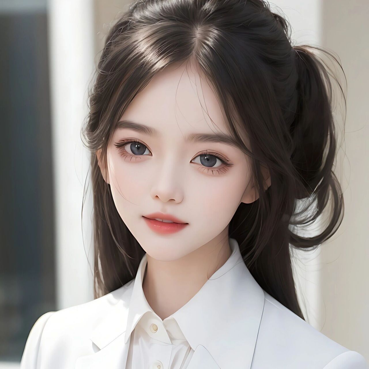 职业头像|清纯女生头像78