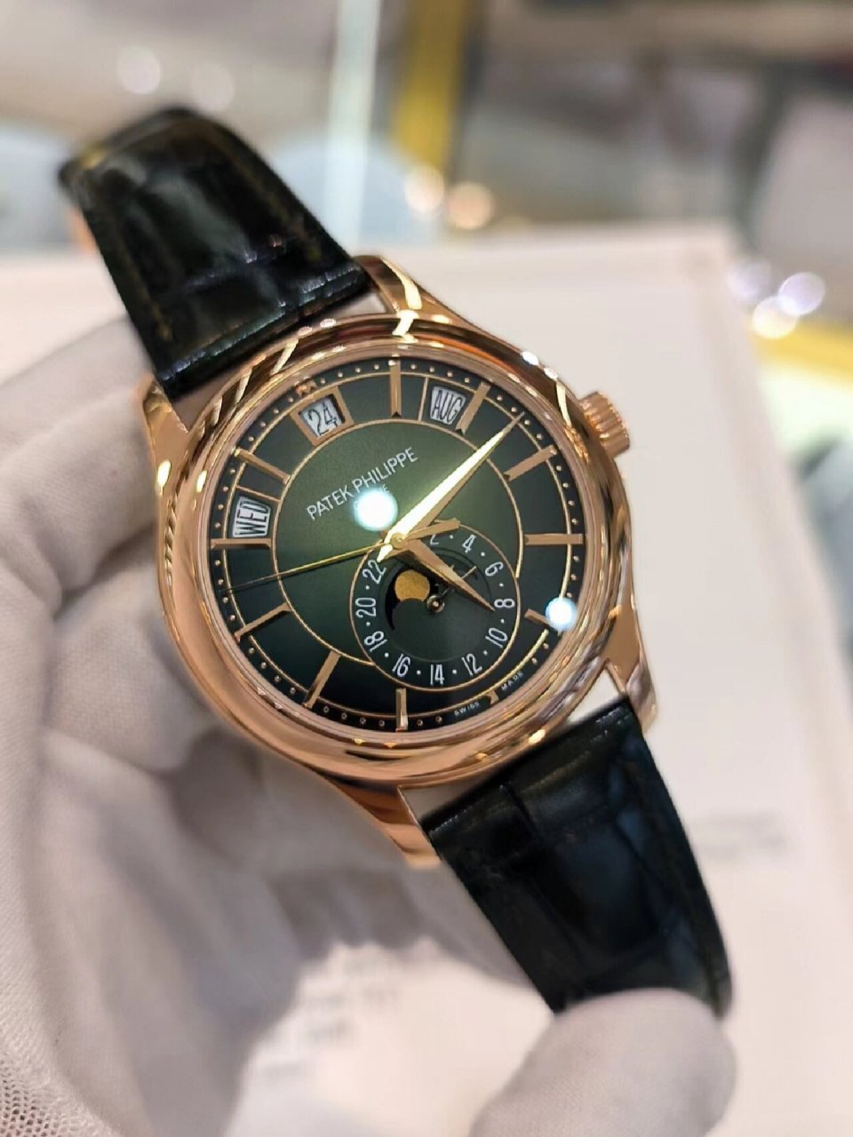 高阶玩家的选择 全新百达翡丽5205r玫瑰金 百达翡丽复杂功能时计5205r