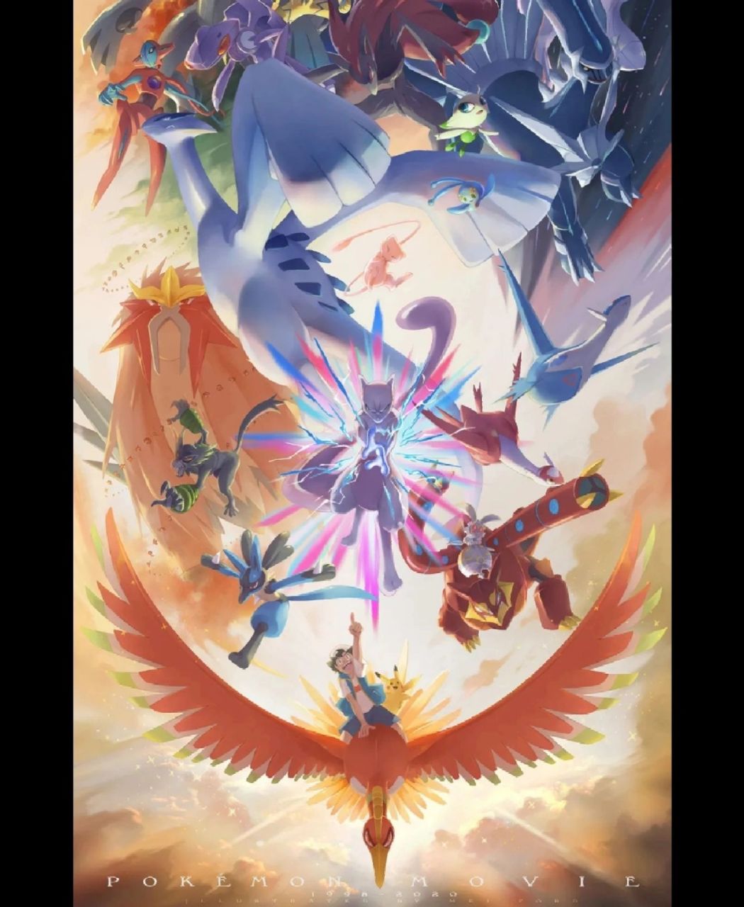 宝可梦高清壁纸(全神兽,幻兽合集) 你觉得哪只神兽最帅呢?