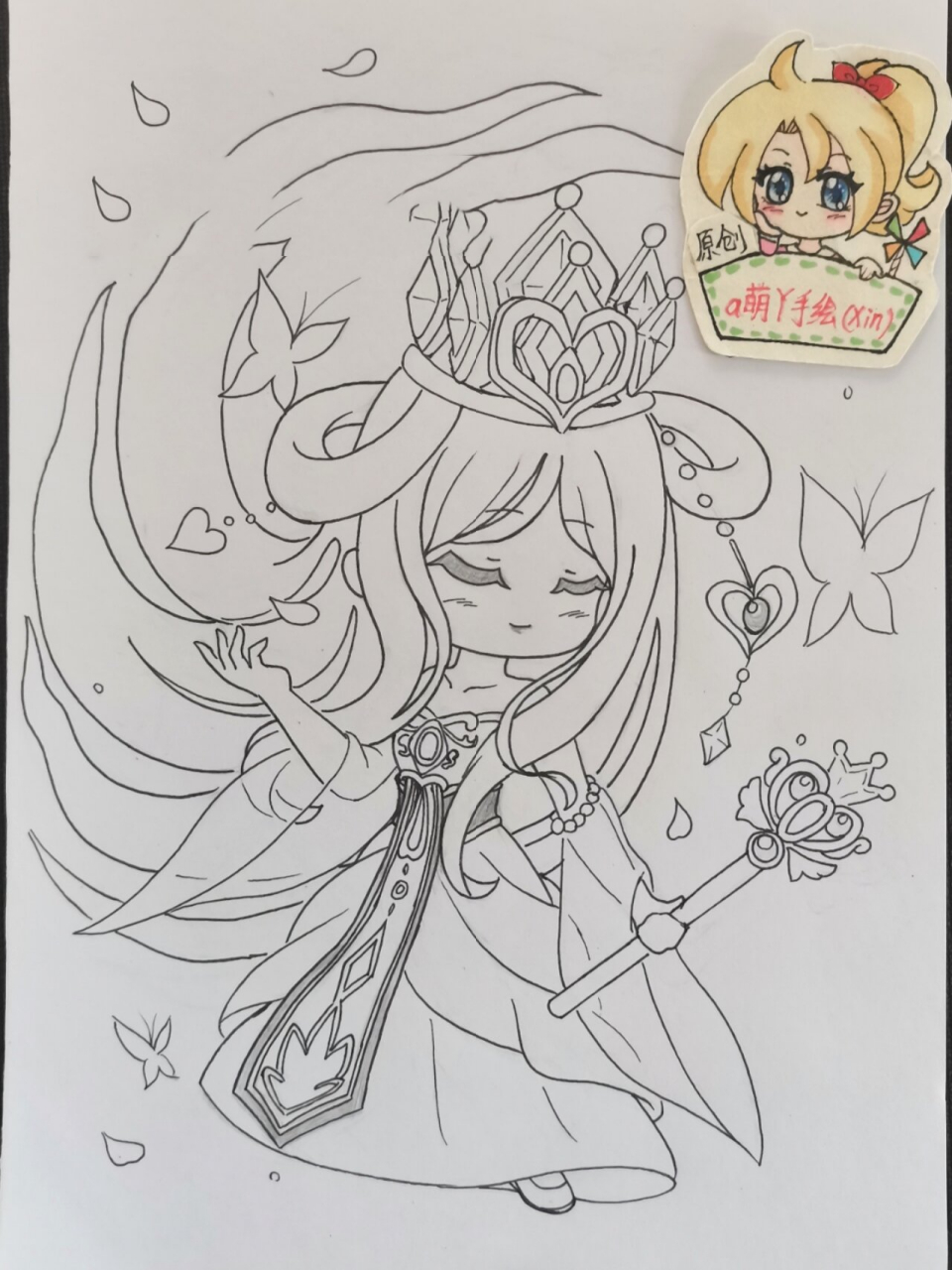 原创(第56个) 迷你世界q版皮肤集合 (新皮肤--精灵梦叶罗丽～罗丽公主