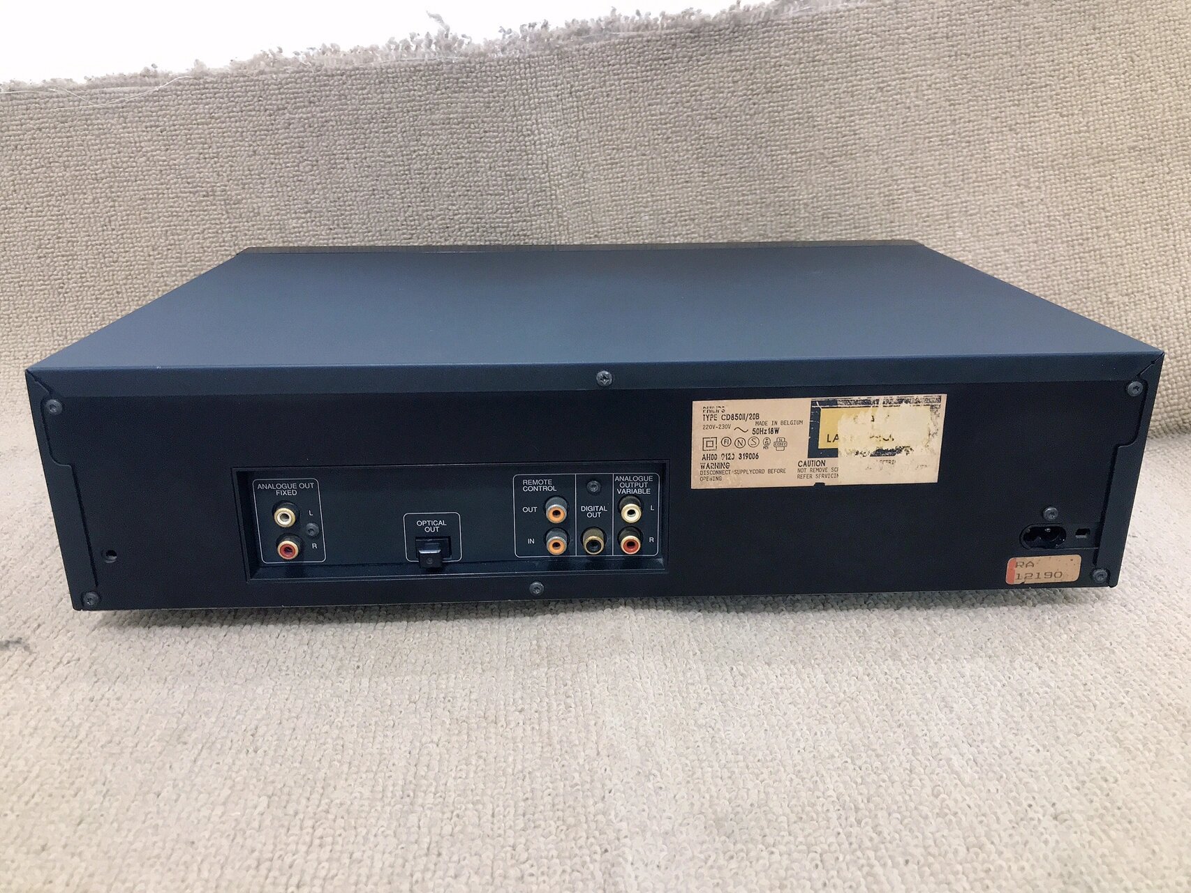 原装比利时飞利浦cd850mk2高保真cd机 原装飞利浦cd850mk2经典发烧