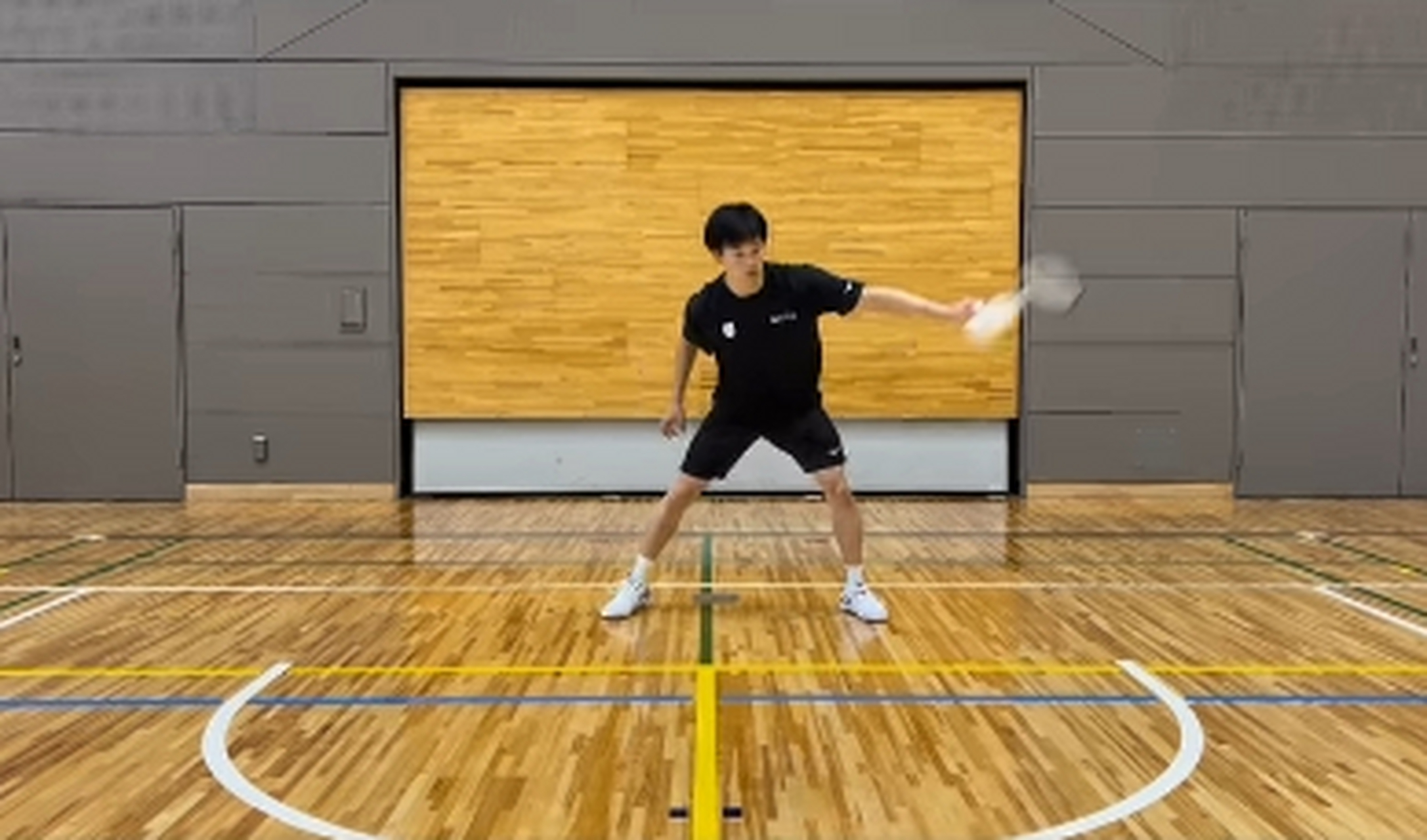 羽毛球# 渡边勇大也在训练,都在为世锦赛做好充足准备#杨晨大神