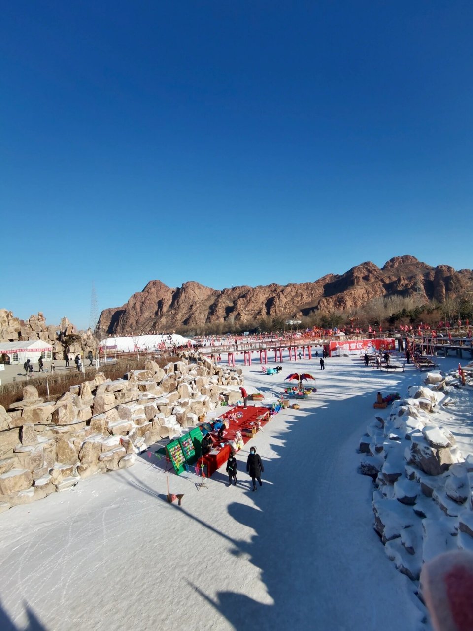 赤峰 红山公园 冬季遛娃地