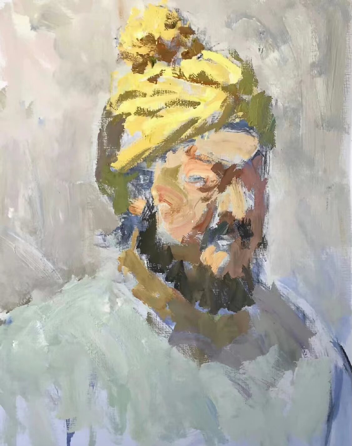 调色/绘画步骤参考 色彩头像是有厲于自己的固有色,人的皮肤是半透明