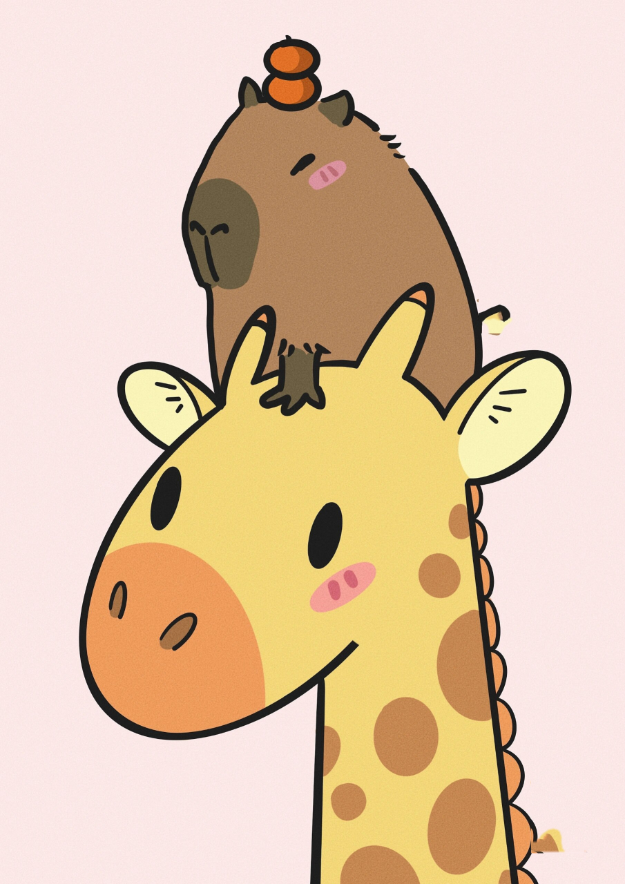 卡皮吧啦情侣头像 太爱卡皮吧啦了!#情侣头像# #水豚# #卡皮巴拉