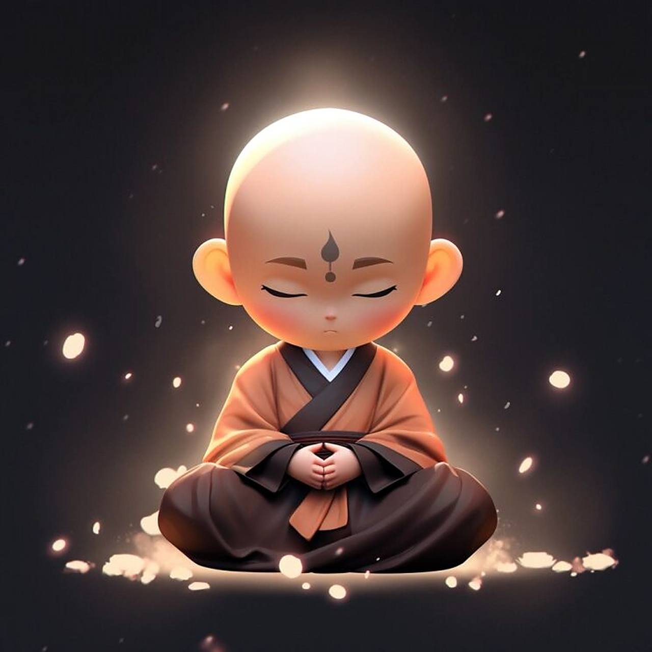 佛系男孩 | 禅意小和尚 | 头像分享 这次的佛系不仅仅是态度了,是真的