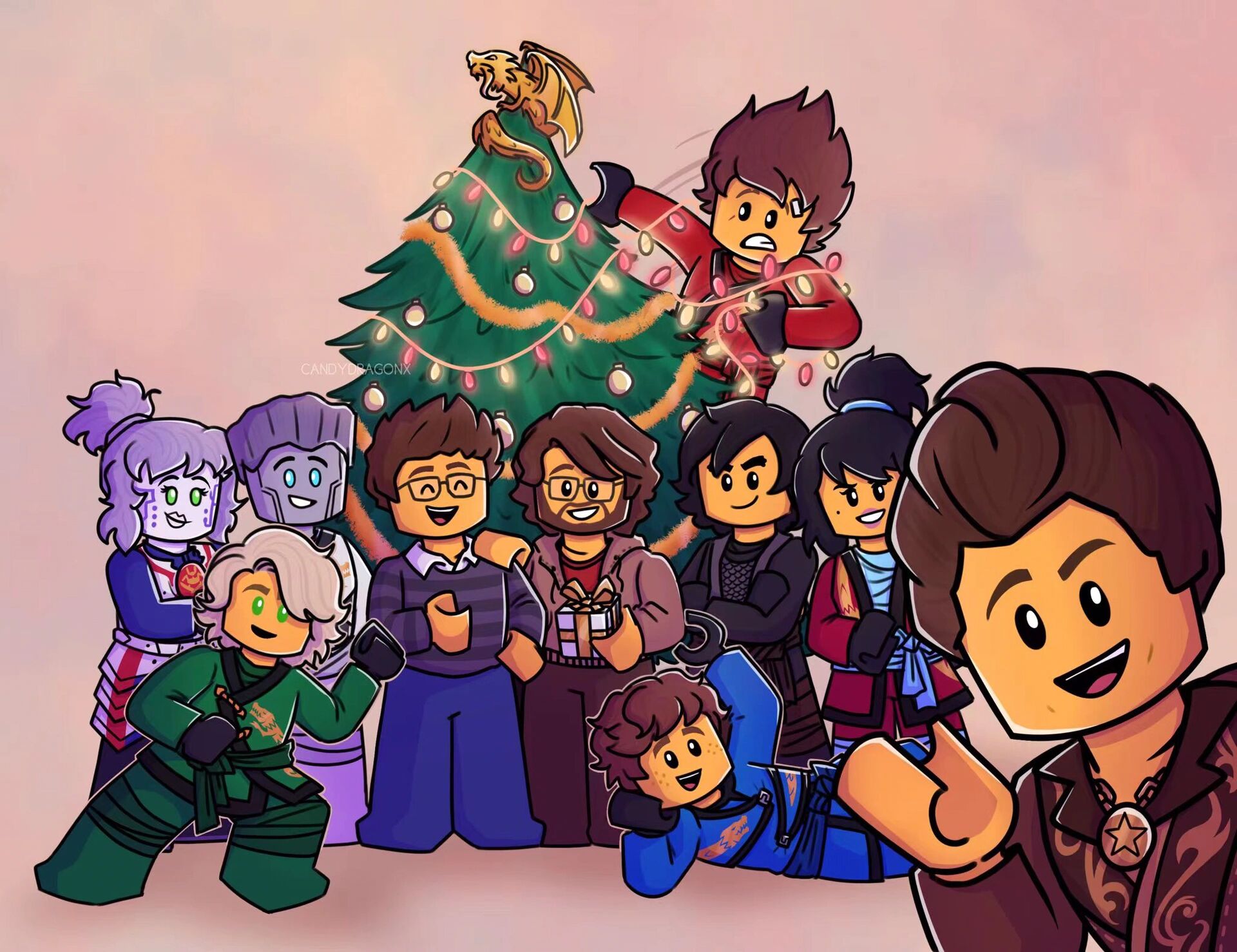 幻影忍者角色合照