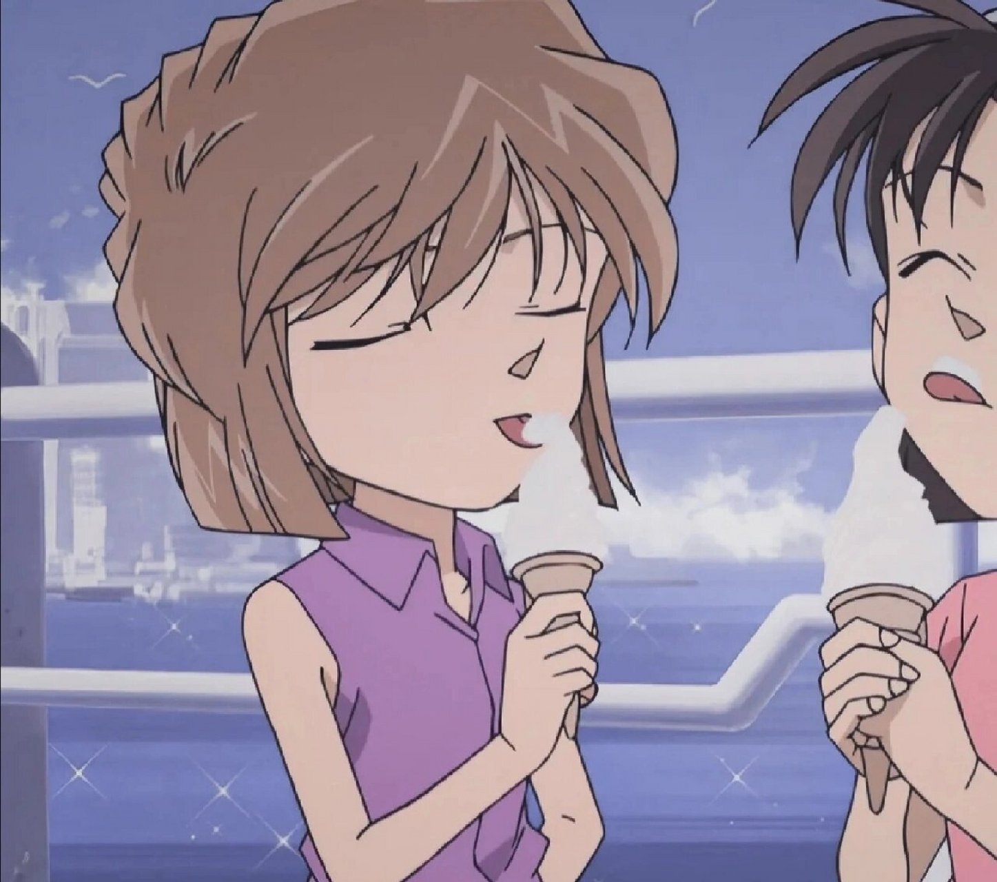 灰原哀和步美的闺密头像 #名侦探柯南#闺蜜头像
