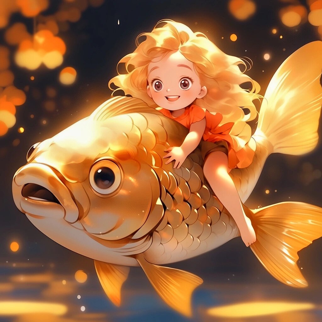 上岸头像/请收下你的幸运之神  锦鲤女孩