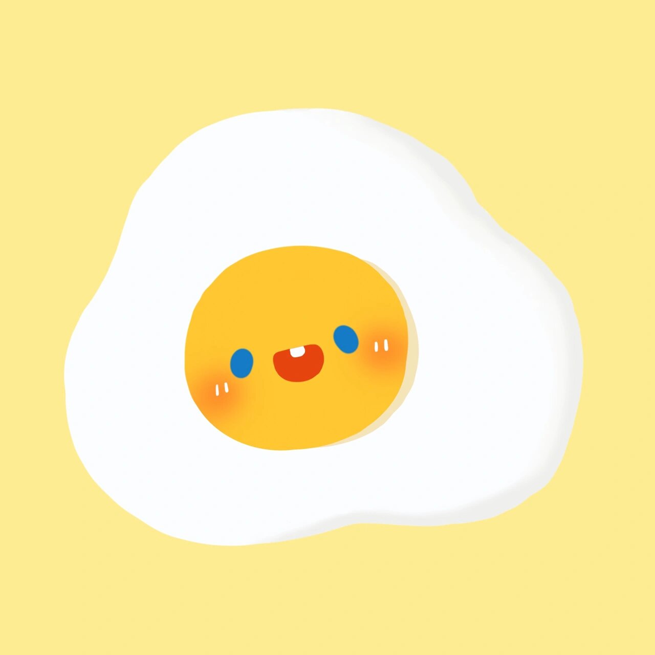 来画一只小煎蛋🍳当头像