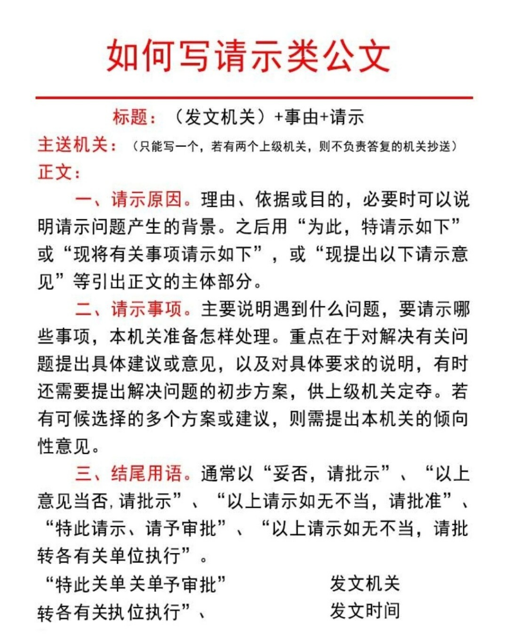 请示和报告的区别图片