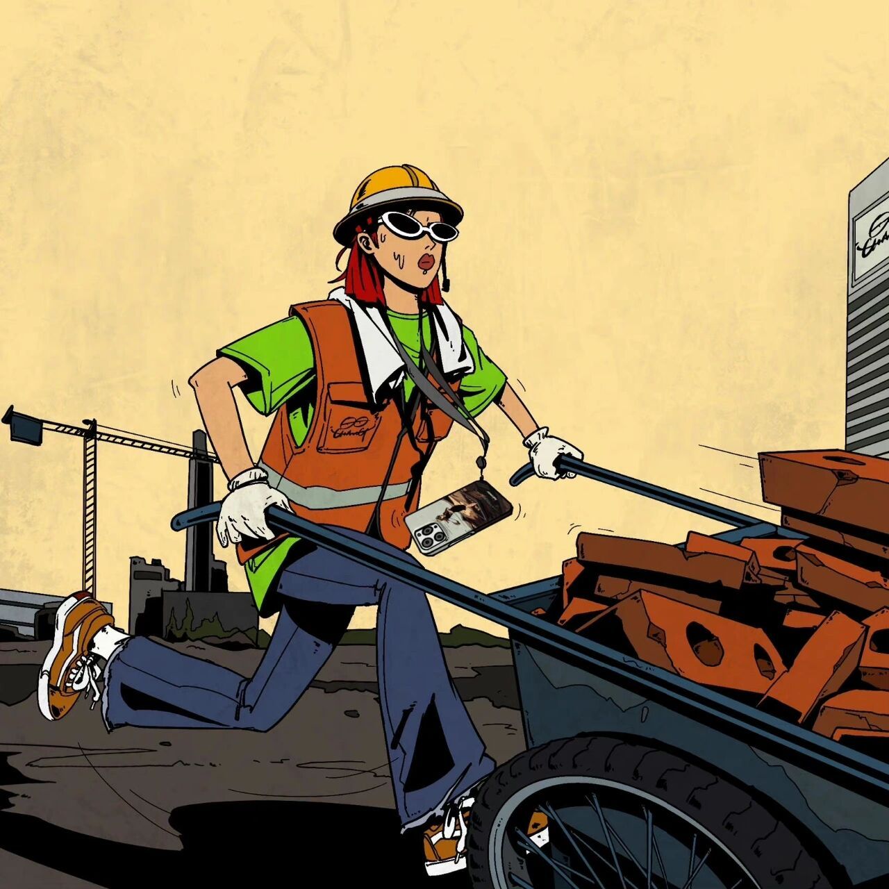 打工人专属插画设计