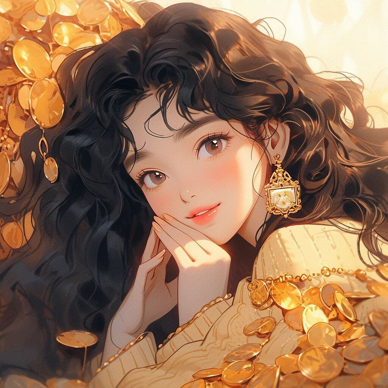 暴富头像/有钱花,有对象!