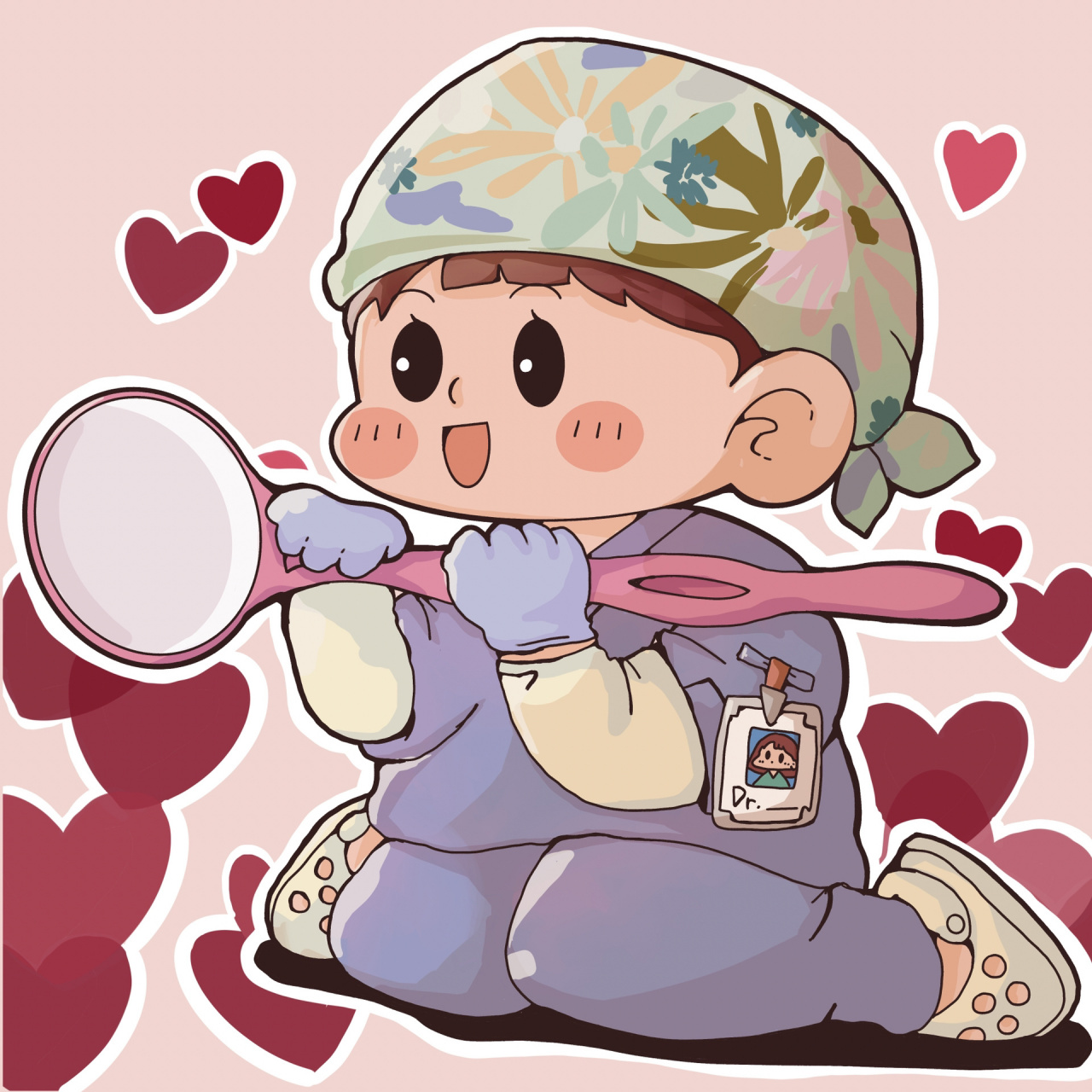 医生情侣头像95|我的宝贝是牙医07   牙医是不是温柔又体贴呢?