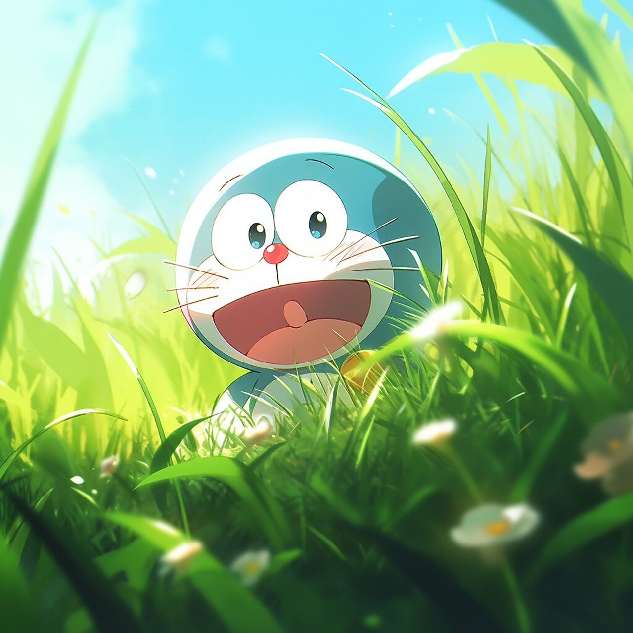 叮当猫头像|哆啦a梦真可爱,好治愈