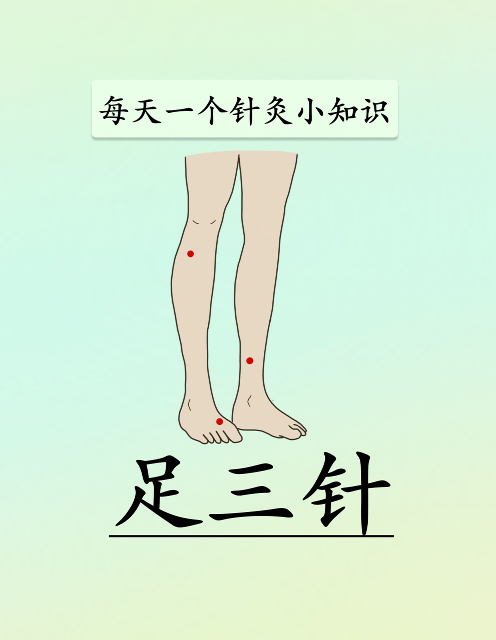 靳三针之足三针