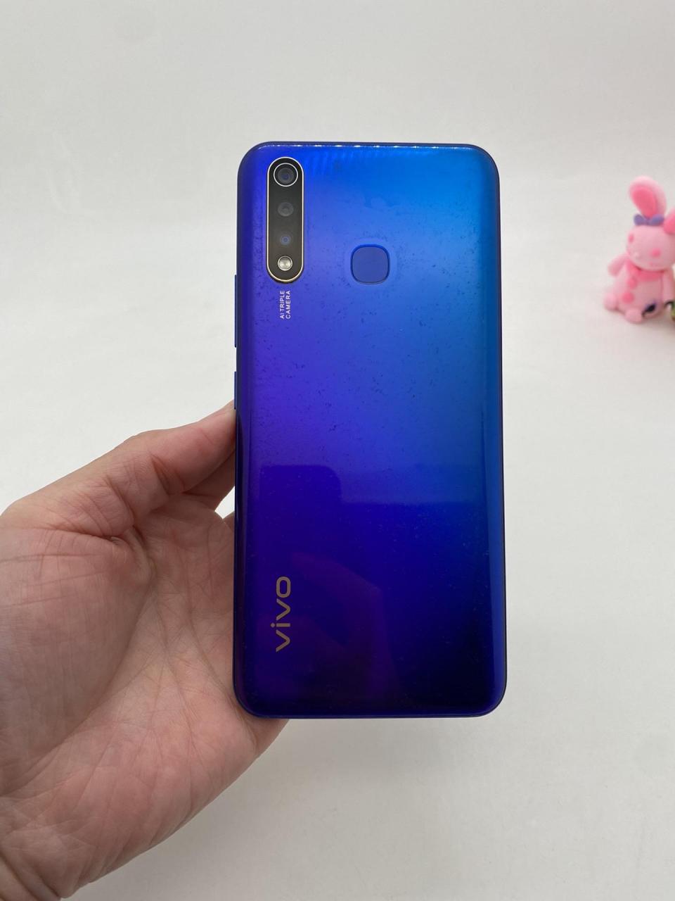 vivo y5s蓝色6 128g便宜二手备用机超长待机  5000毫安大电池,超长