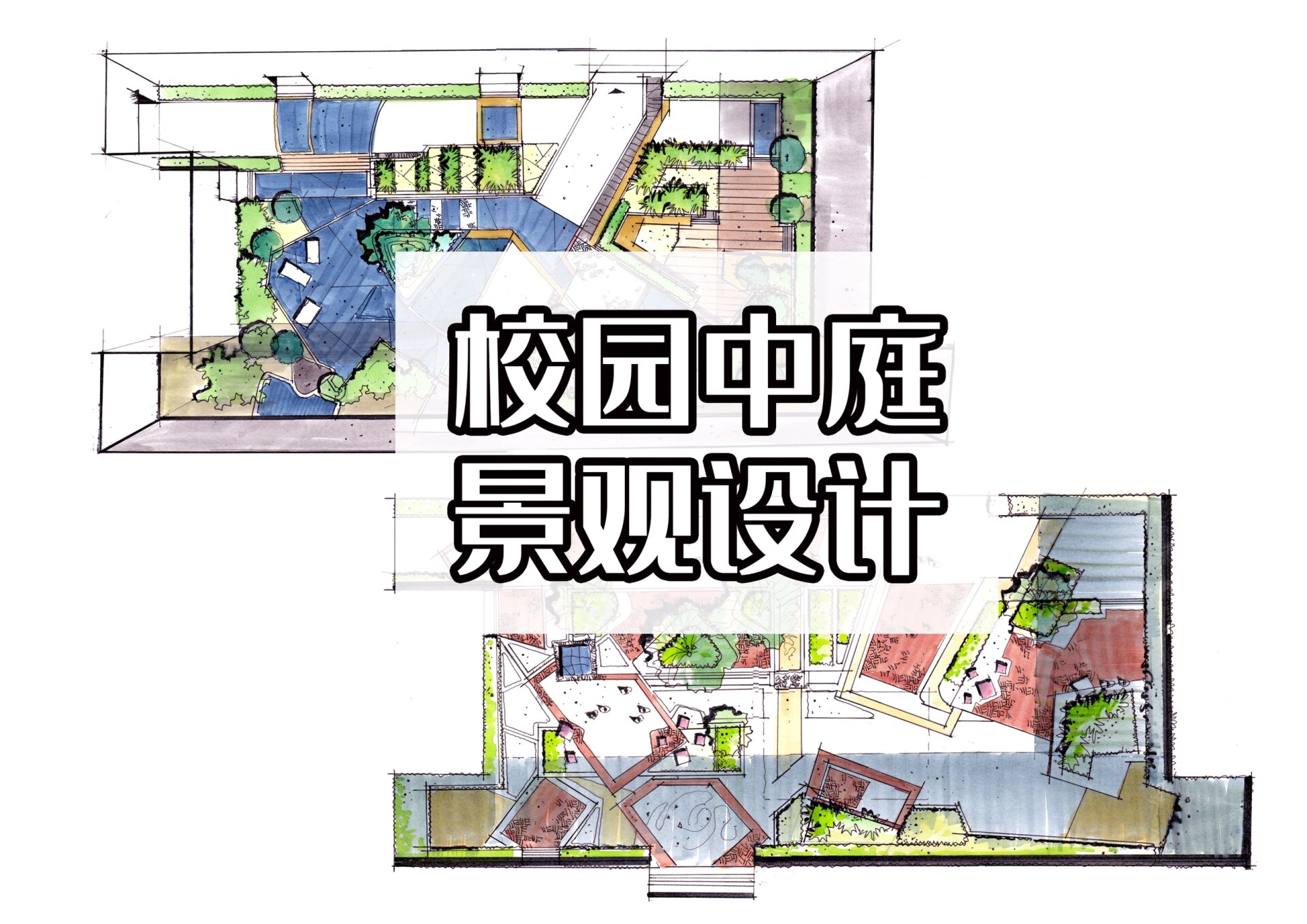 校园中庭景观设计分想