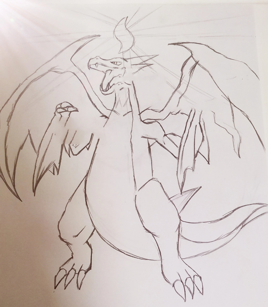 喷火龙,超进化! 喷火龙半成品 老友专座