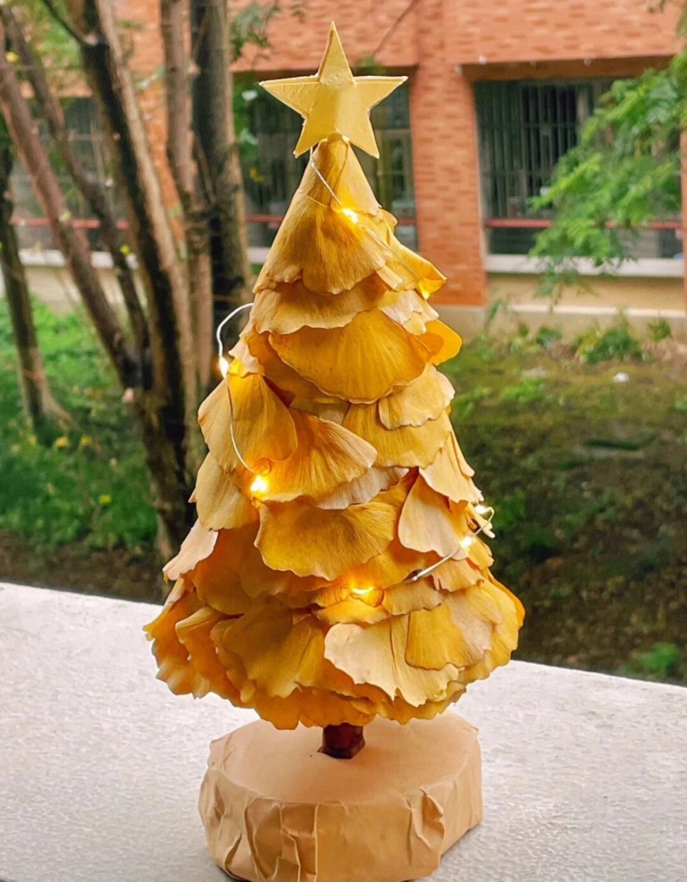 圣诞树# #diy圣诞树# #圣诞节圣诞树# #树叶