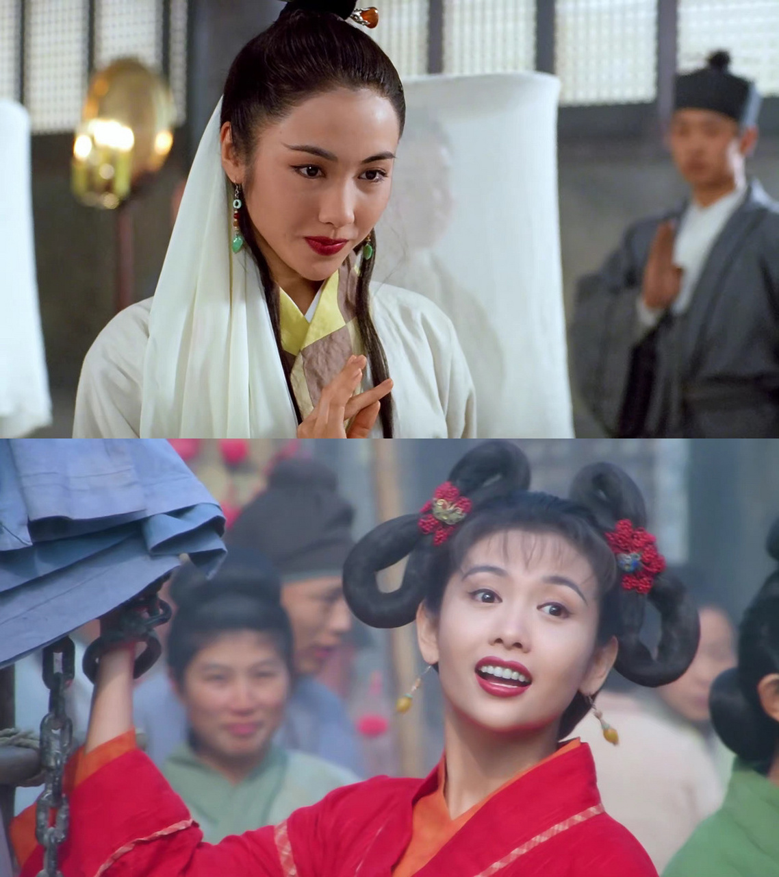 10 金庸女侠图鉴 港片女星黄金时代: ✨ 赵敏(张敏) 阿紫(张敏) 周