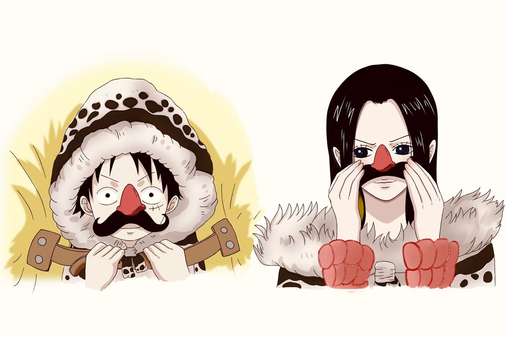 海贼王| 路飞 汉库克情头 热血少年漫没有爱情 但真的好喜欢女帝