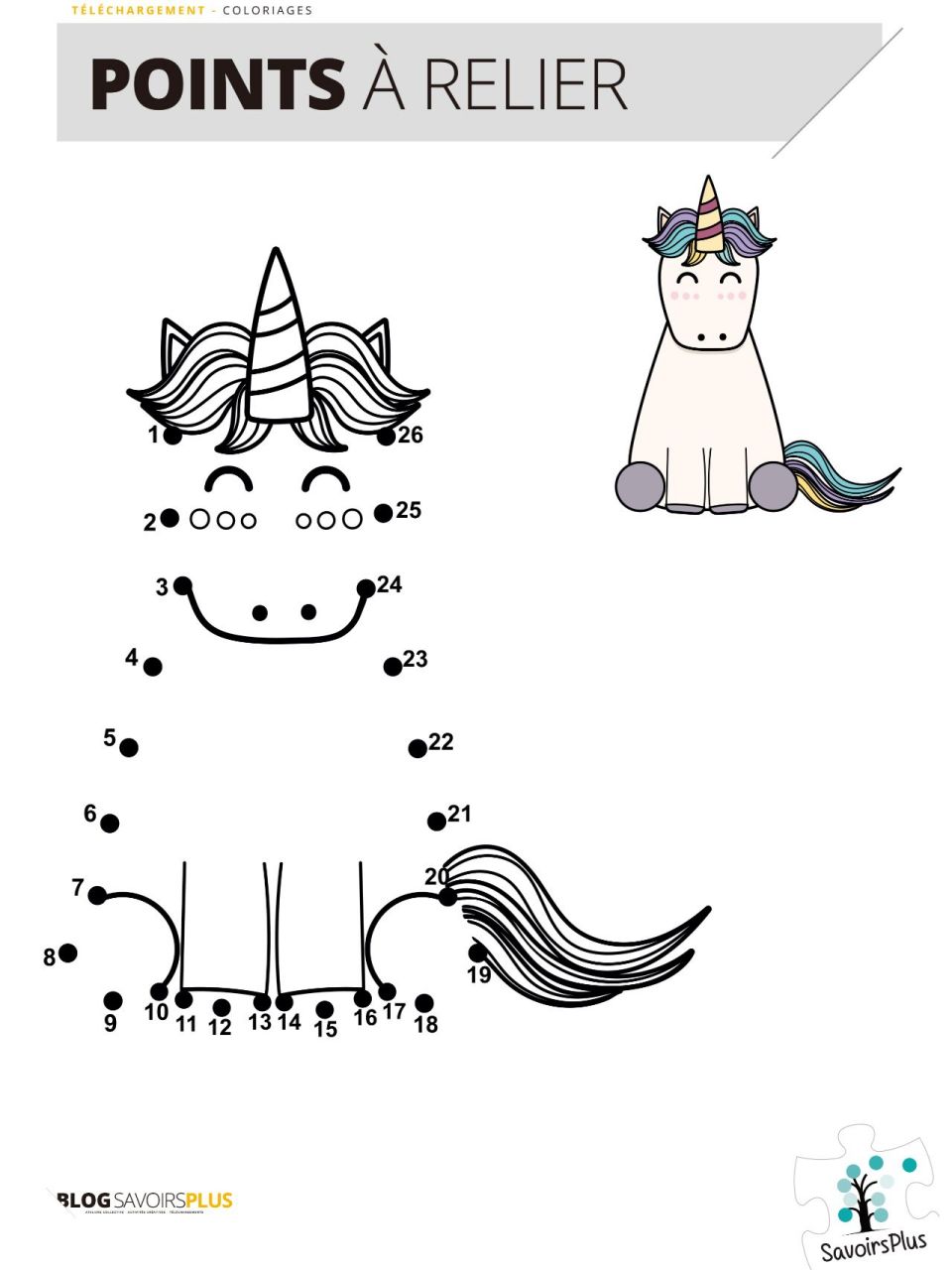 73儿童连线画丨附免费打印版 73连线画可以很好的锻炼小朋友的