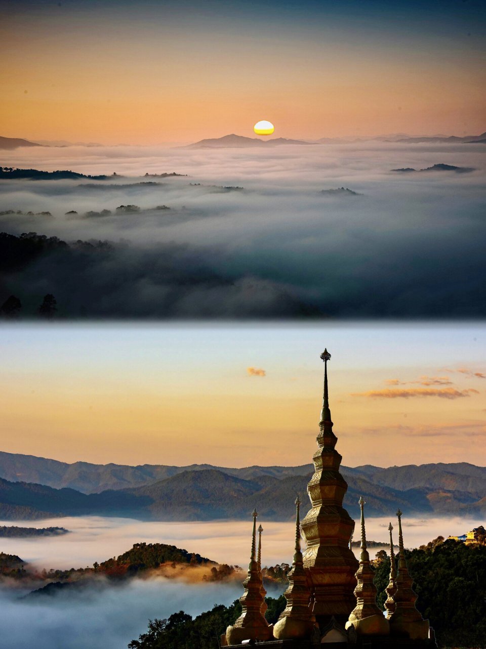 古寨丨是你不能错过的景迈山7215 那第一眼壮阔的云海7815 和