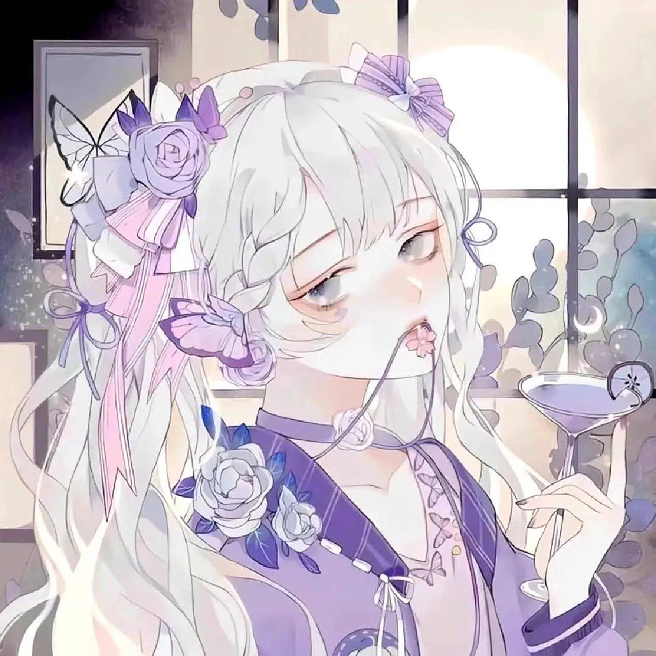 高级感满满的仙气动漫女生头像 闺蜜昵称:霸气又超拽的闺蜜微信昵称