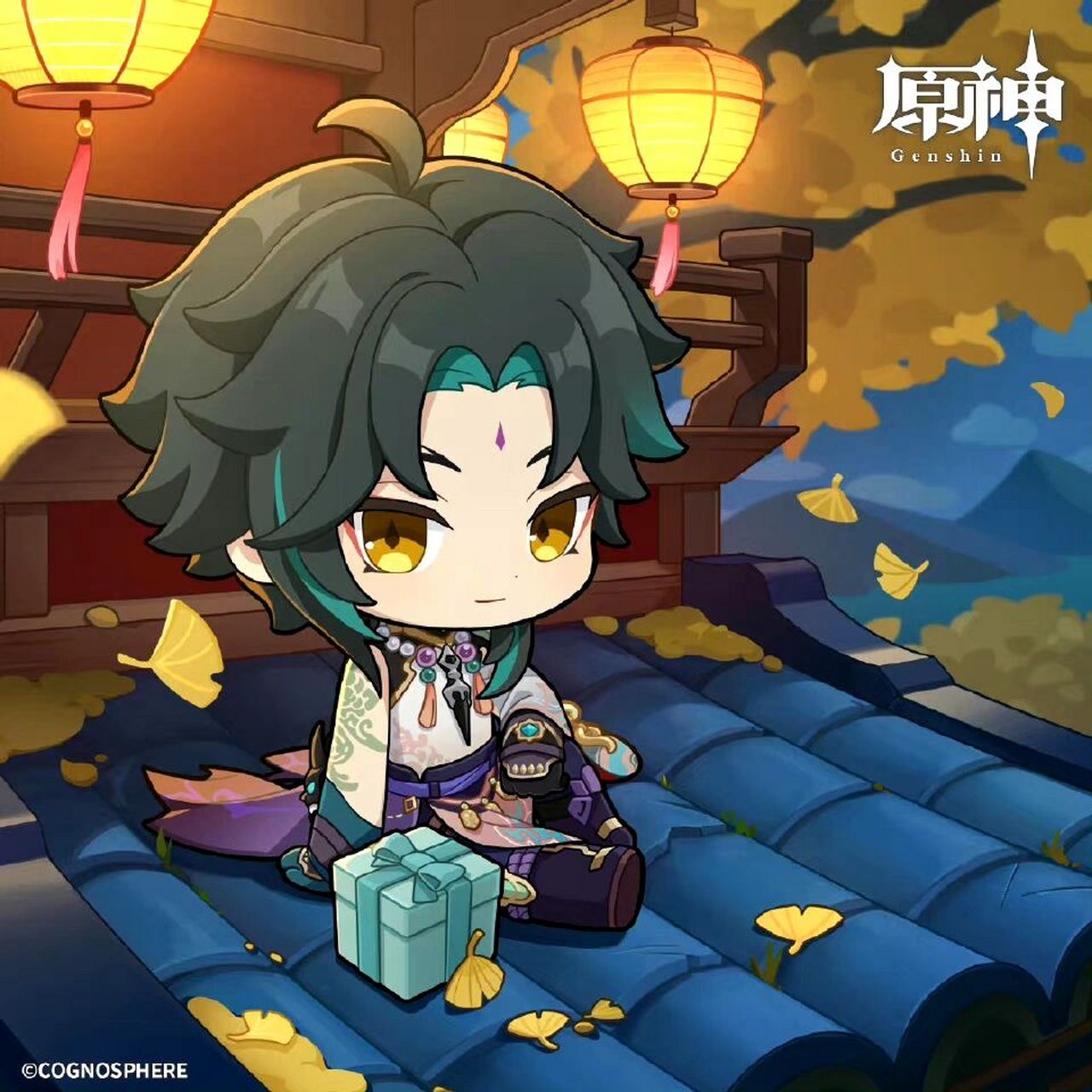 推特/官博/米游社的魈生日贺图 转眼又是一年魈的生日啦 这次官方还发