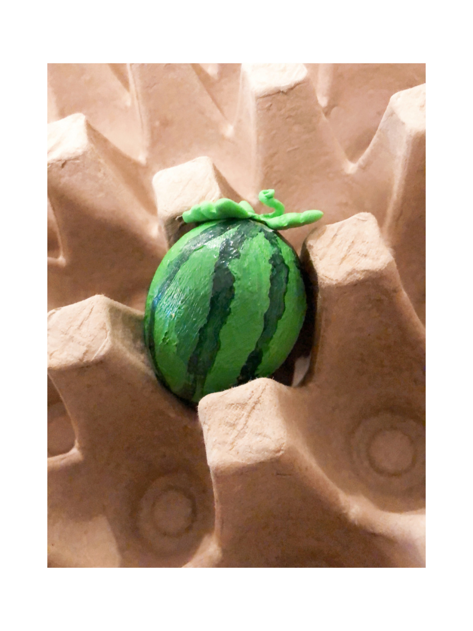 复活节彩蛋#来啦 看着是西瓜～其实是鸡蛋哦