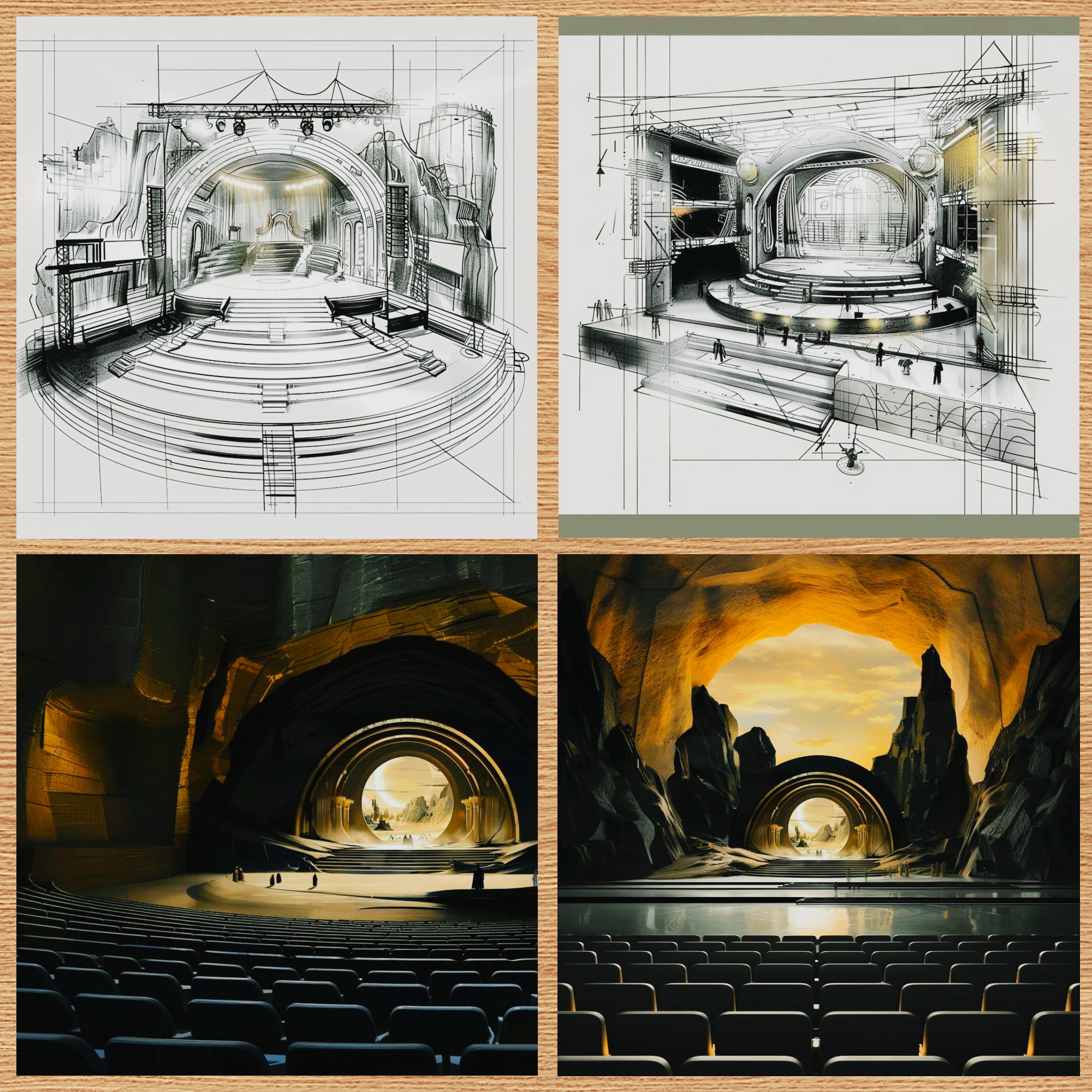 俄狄浦斯王话剧舞台创意布局