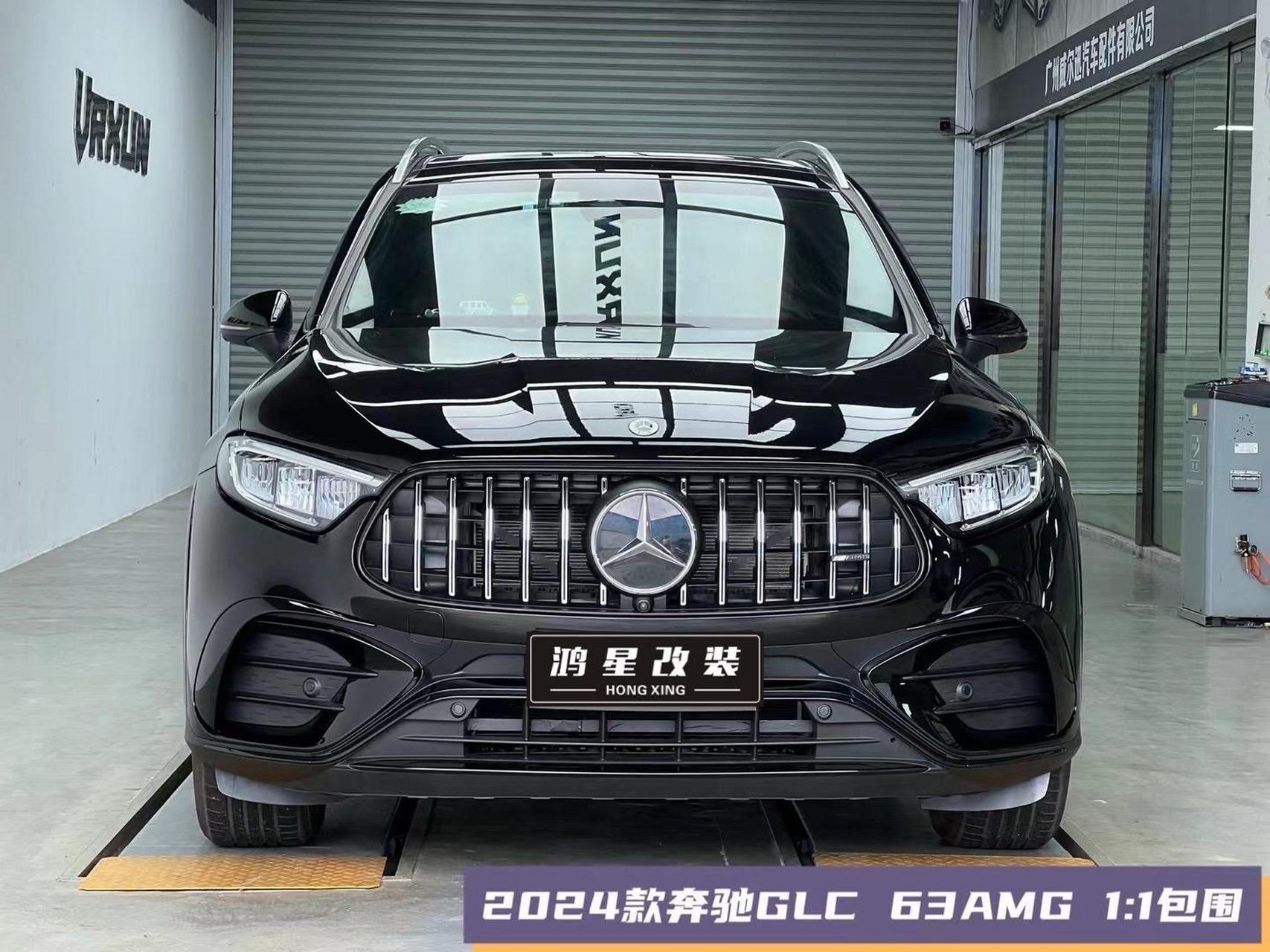 24款奔驰glc改装升级glc63大包围