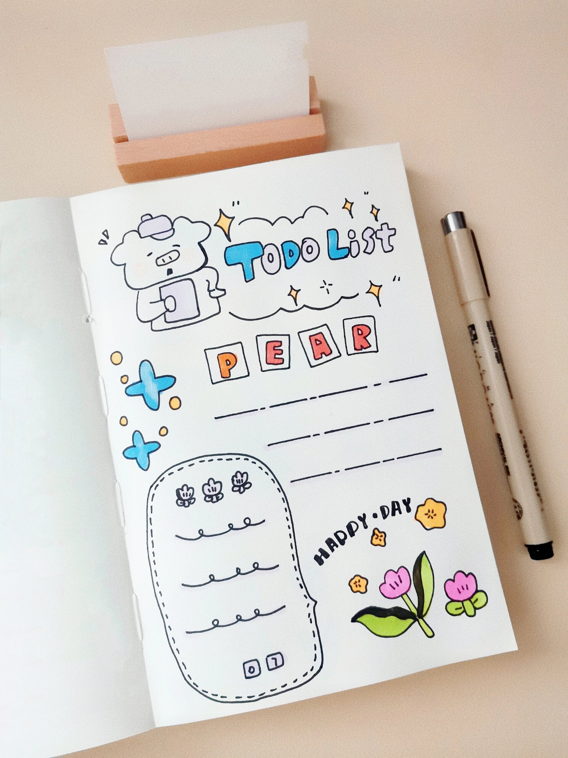 【手帐分享】马克笔小清新盐系手帐排版