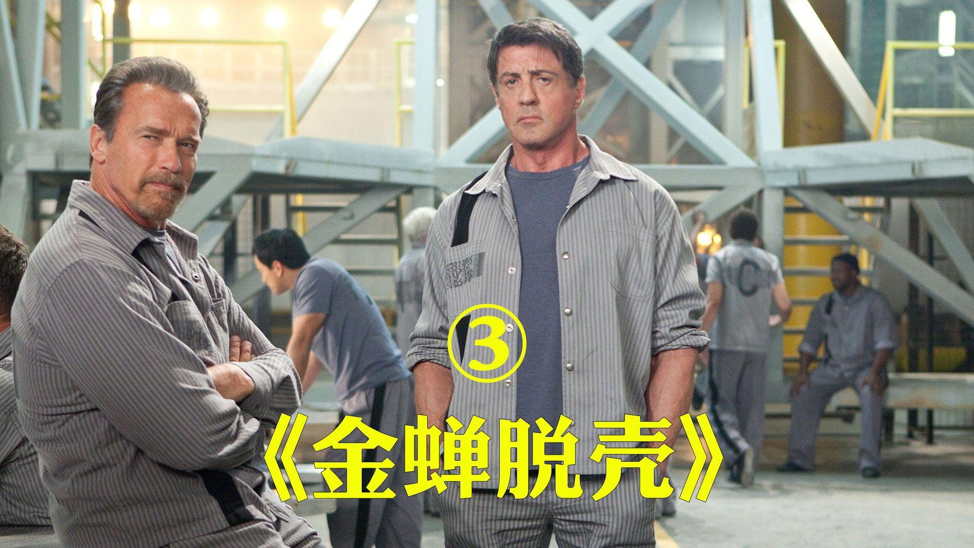 史泰龙施瓦辛格两大硬汉精诚合作联手越狱动作金蝉脱壳