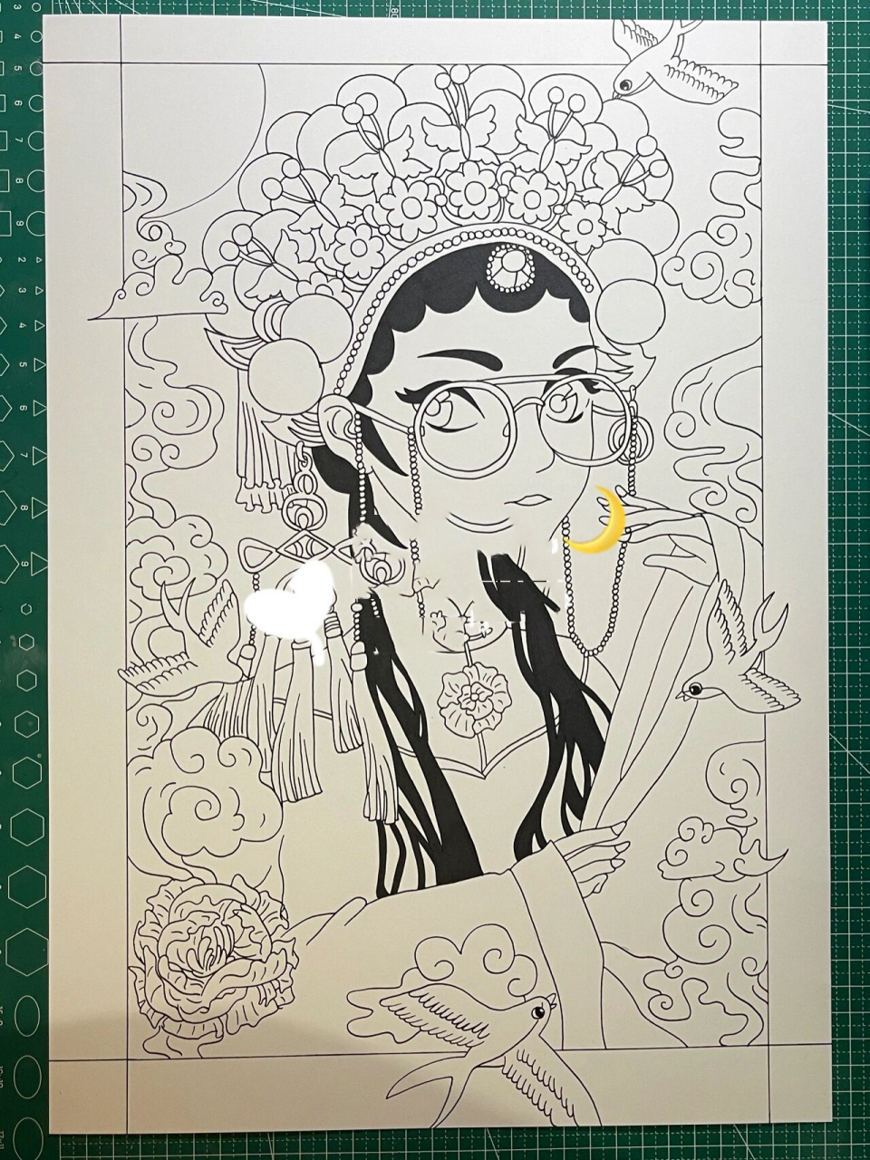 戏曲人物马克笔 临摹.