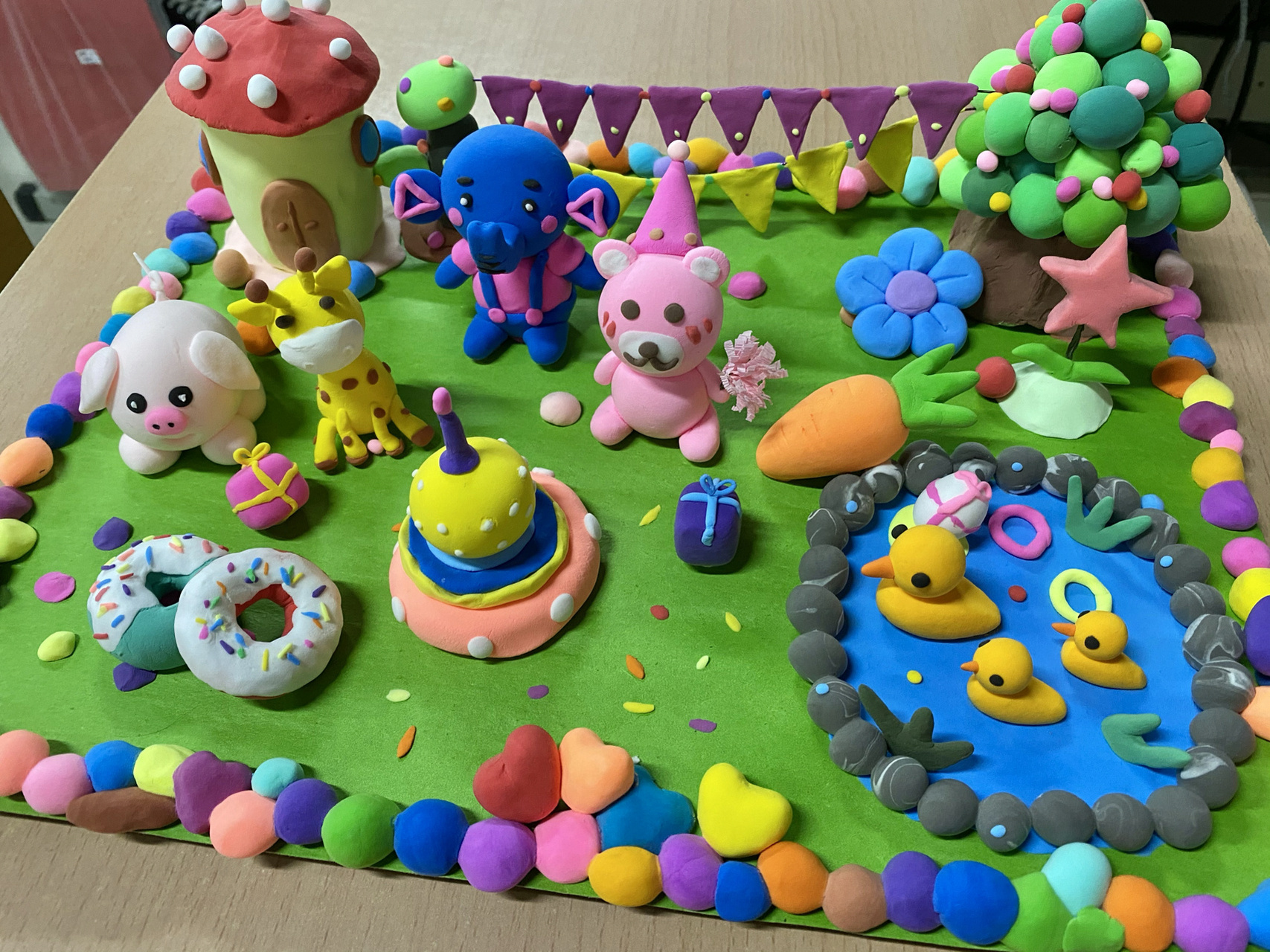 太空泥动物|粘土制作|学前教育009969♀15 太喜欢捏太空泥了