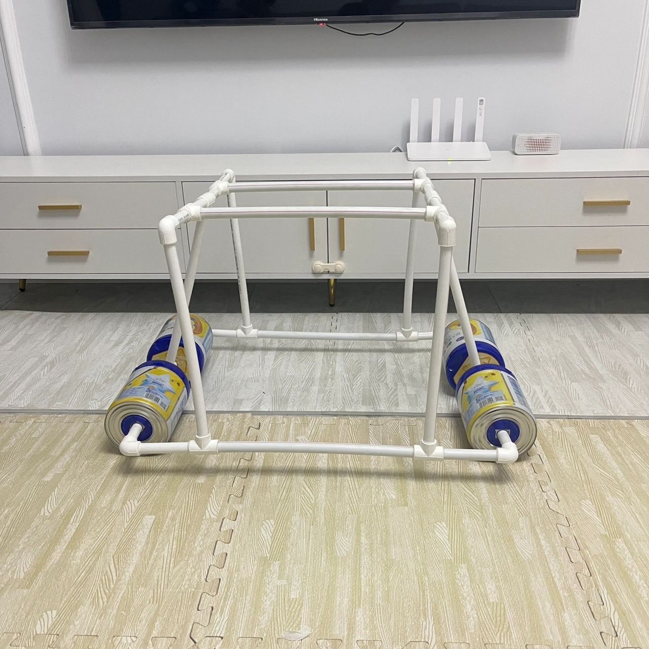 7715自制学步车教程～ 学步车非原创90,本来只是做来玩玩的,没