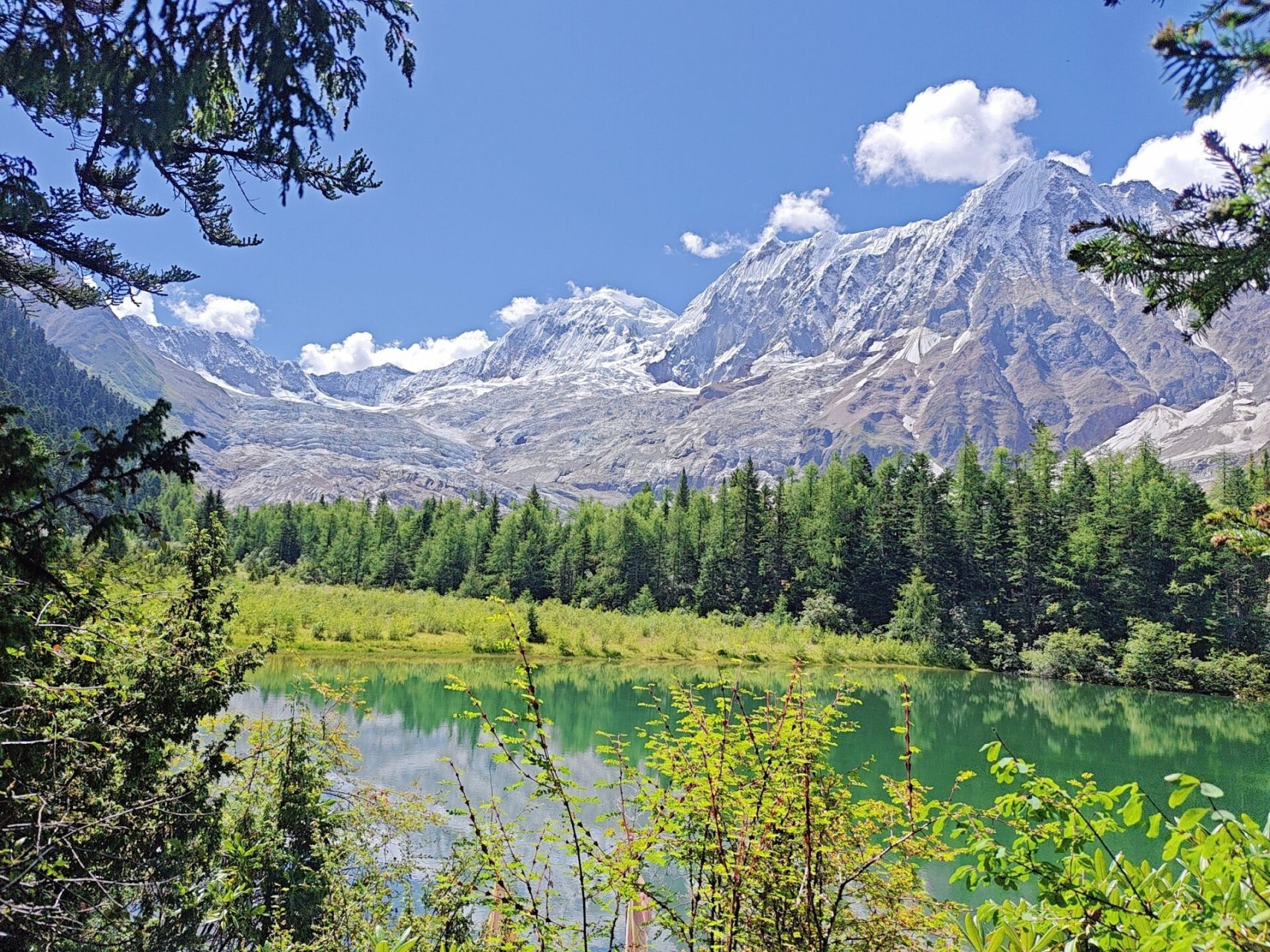 波密—朗秋冰川 最近酒店不太忙了,有空跟着破山大哥去爬了一次朗秋