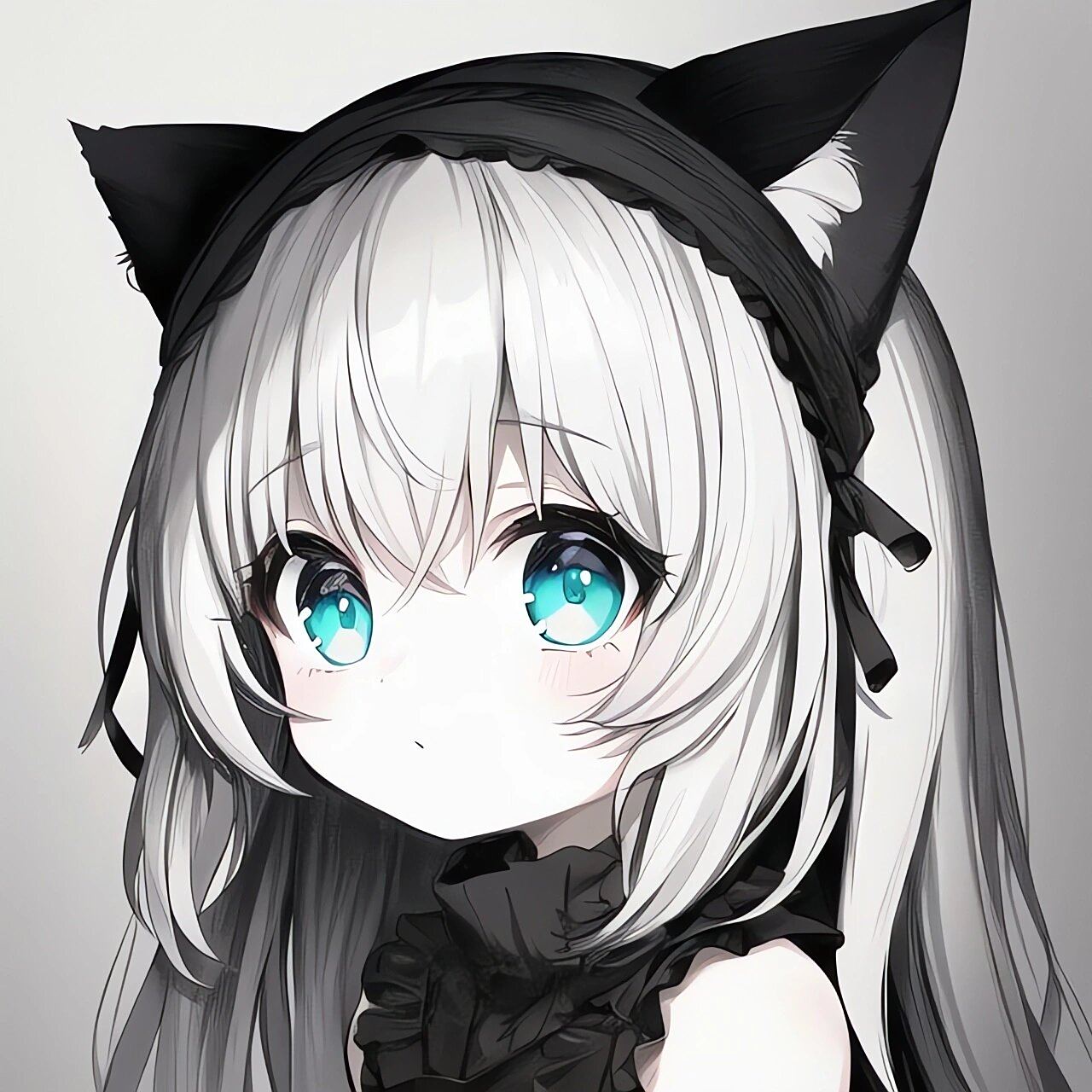 猫耳女孩头像 78可自行拿图自用 78转载请注明出处 9792止