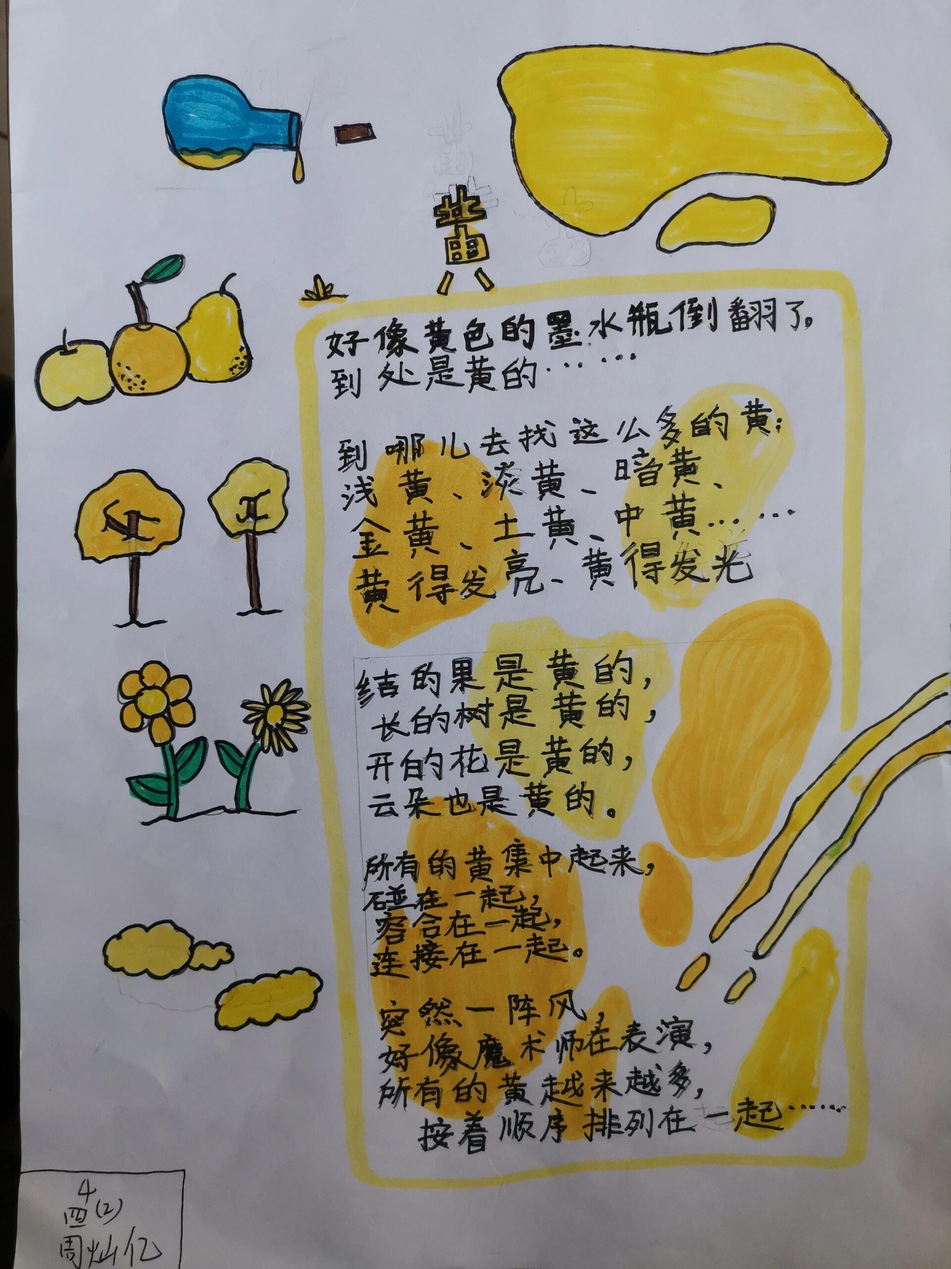 四年级仿写《绿》图片