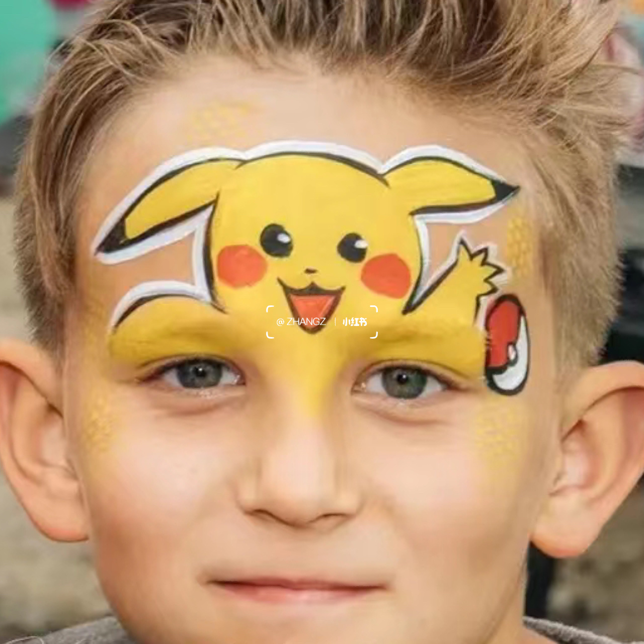 儿童面部彩绘图集分享|男孩篇26615