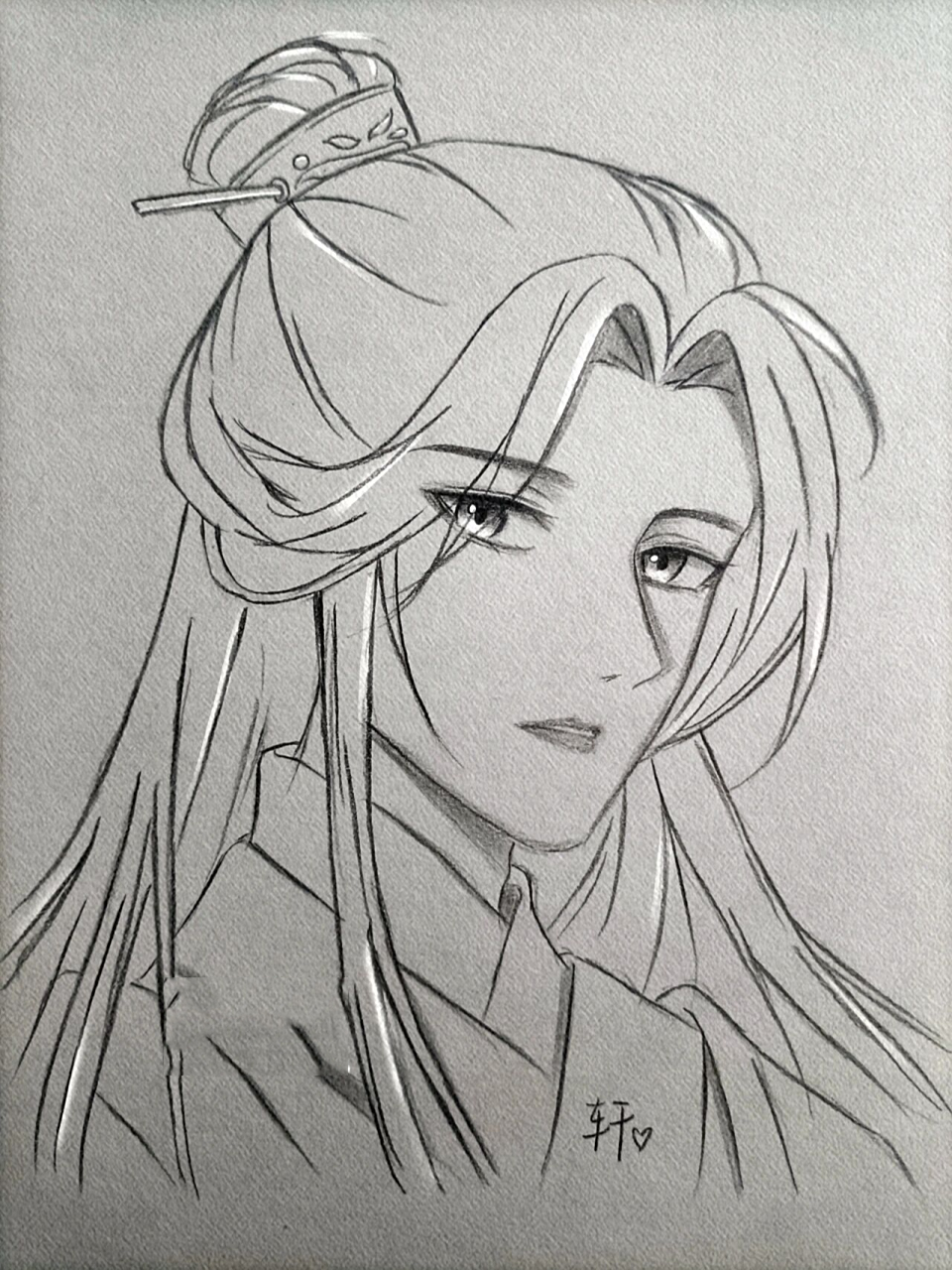 教你画楚晚宁 一直觉得之前画的晚宁不好看,这次再画遍,多练习一下
