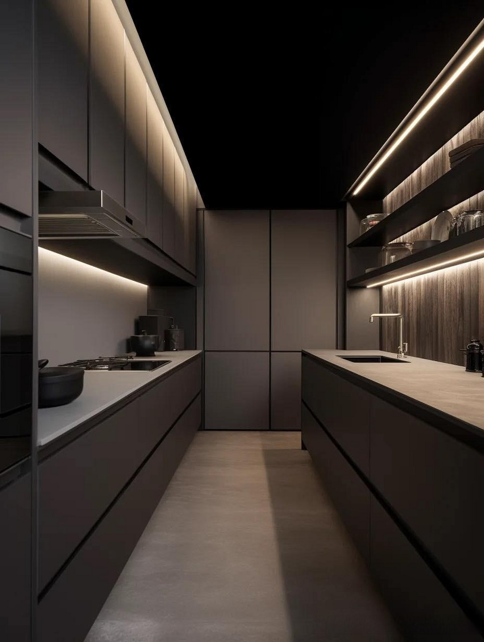 霸总的"禁欲风",暗黑霸道总裁风格的装修